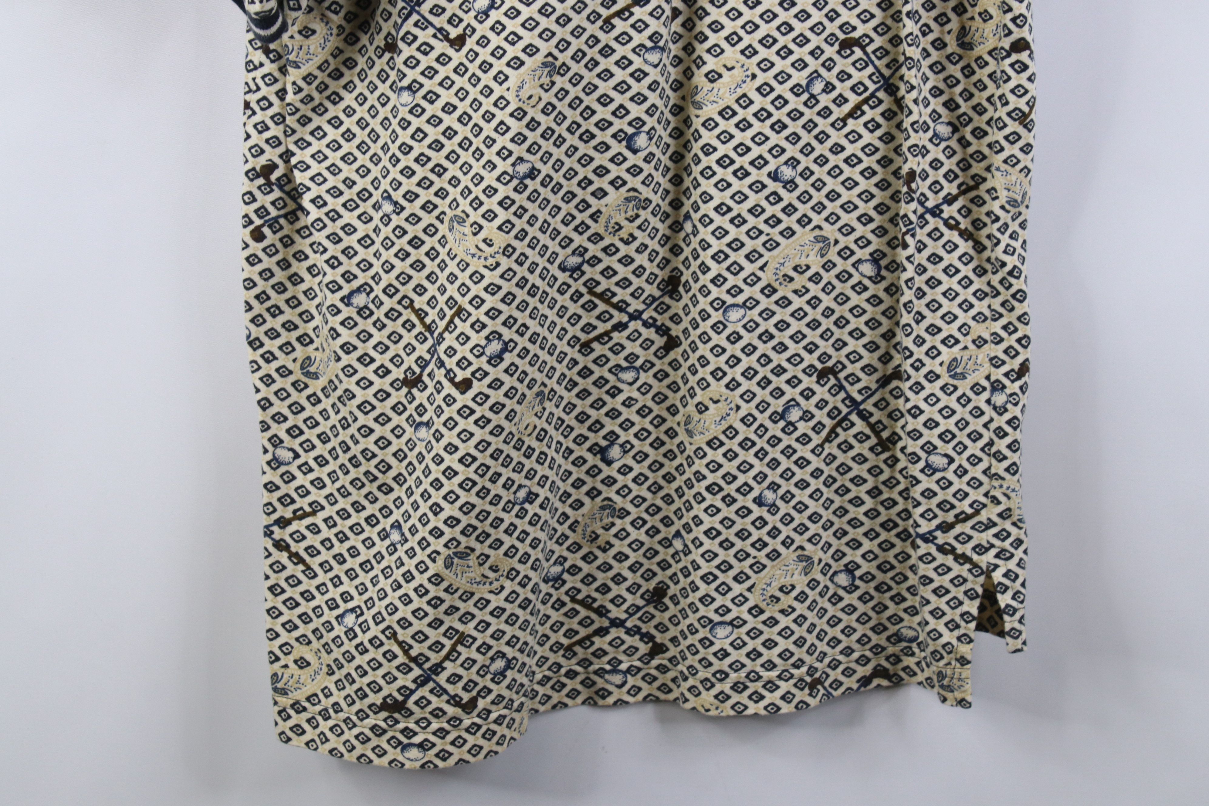 Vintage Vintage 90s Streetwear All Over Print Golf Polo Shirt Size US S / EU 44-46 / 1 - 13 Thumbnail