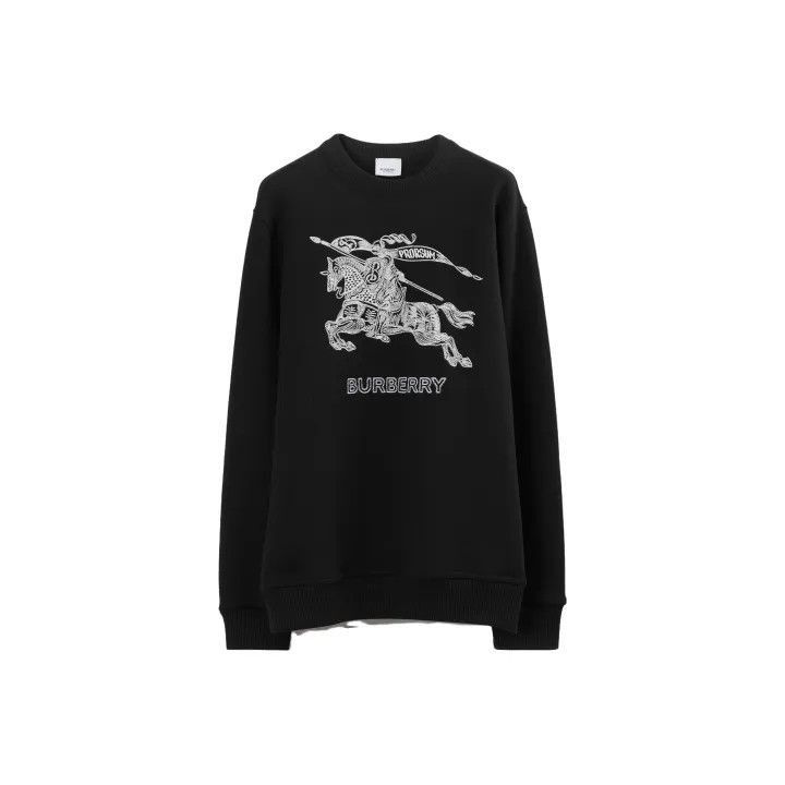 Burberry Burberry Burberry SS23 Logo Embroidered Hoodie for Men-250 Size US S / EU 44-46 / 1 - 1 Thumbnail