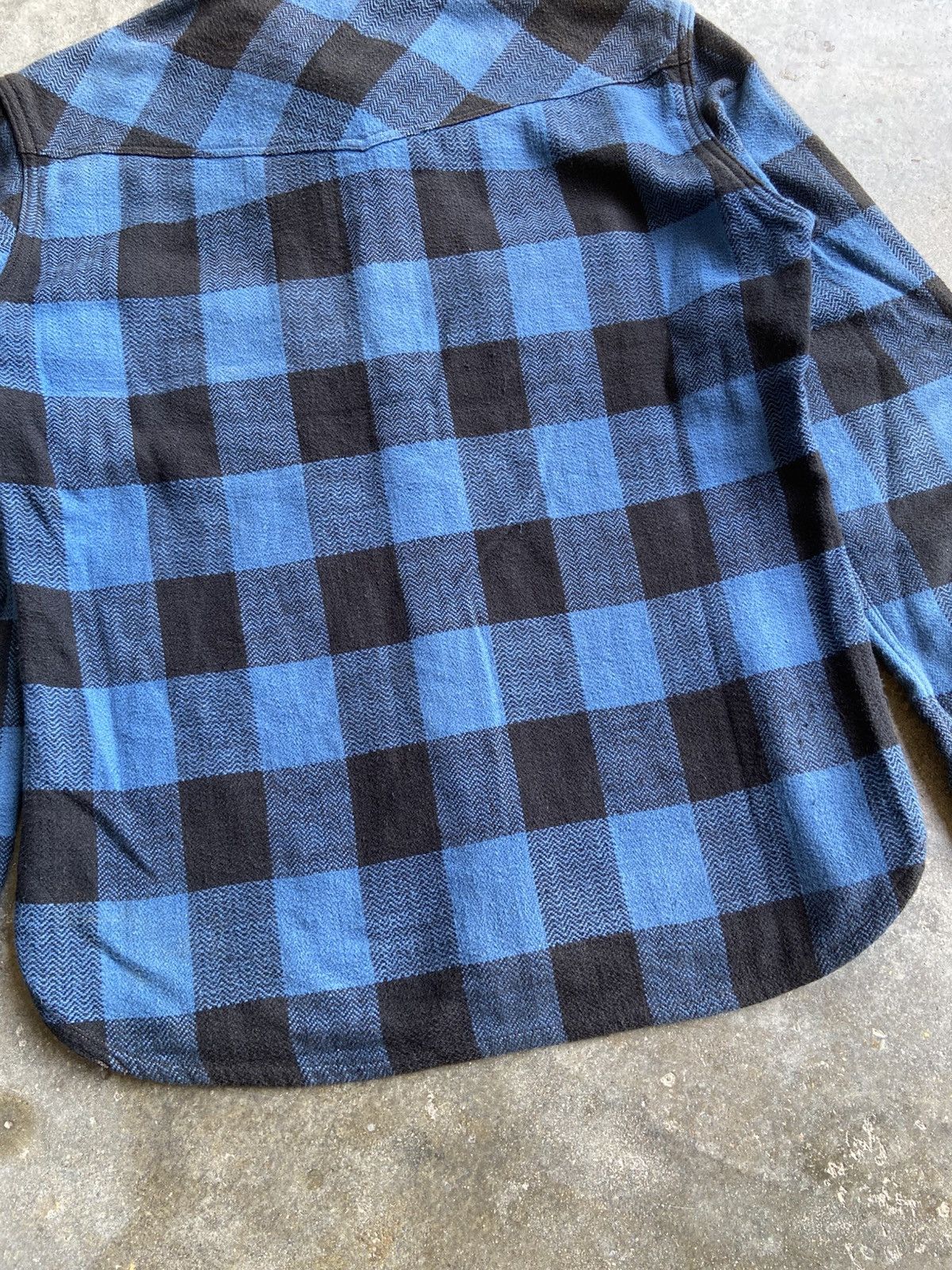 The Flat Head AMERICANA STYLE INDIGO FLANNEL Size US M / EU 48-50 / 2 - 11 Thumbnail