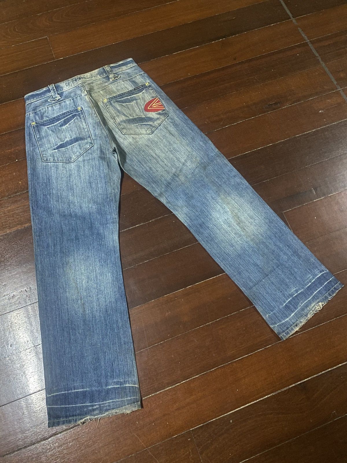 Energie Rare vintage y2k Energie mud wash faded jeans baggy wide Size US 34 / EU 50 - 6 Thumbnail