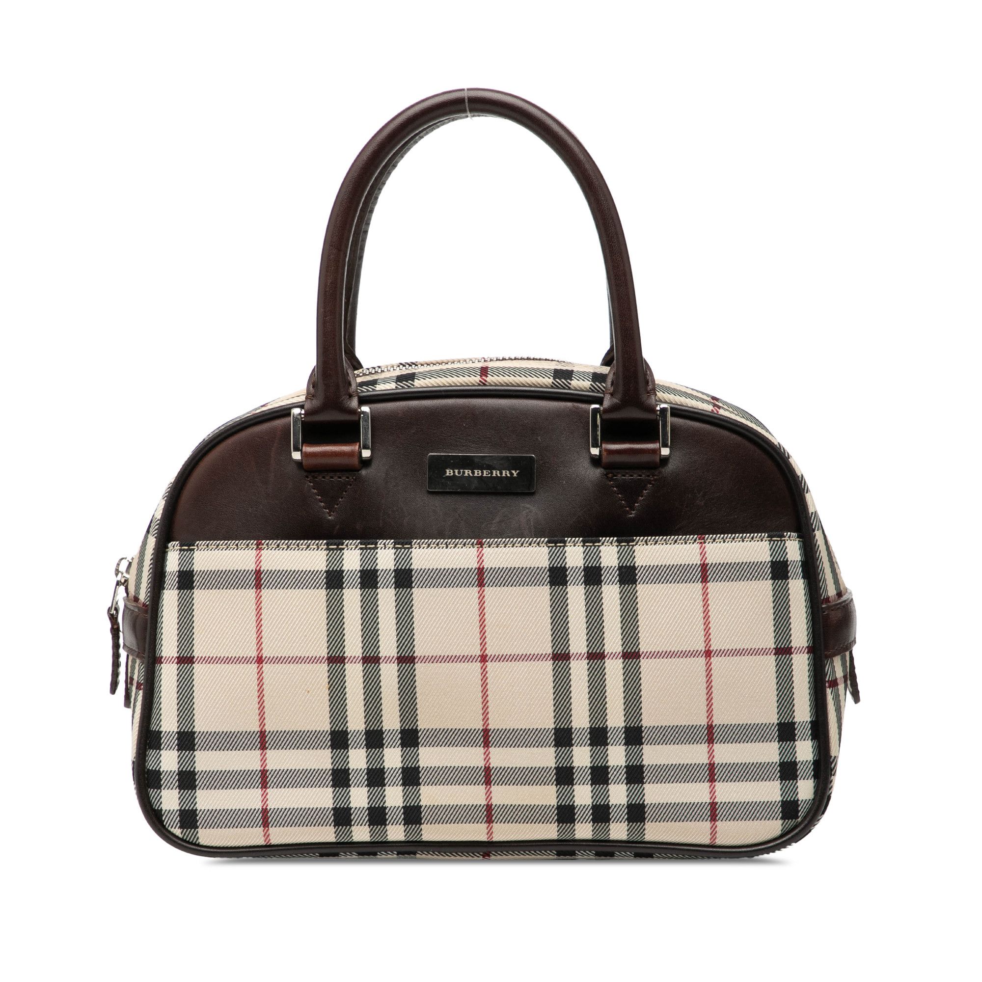 Burberry Burberry House Check Canvas Handbag Size ONE SIZE - 1 Thumbnail