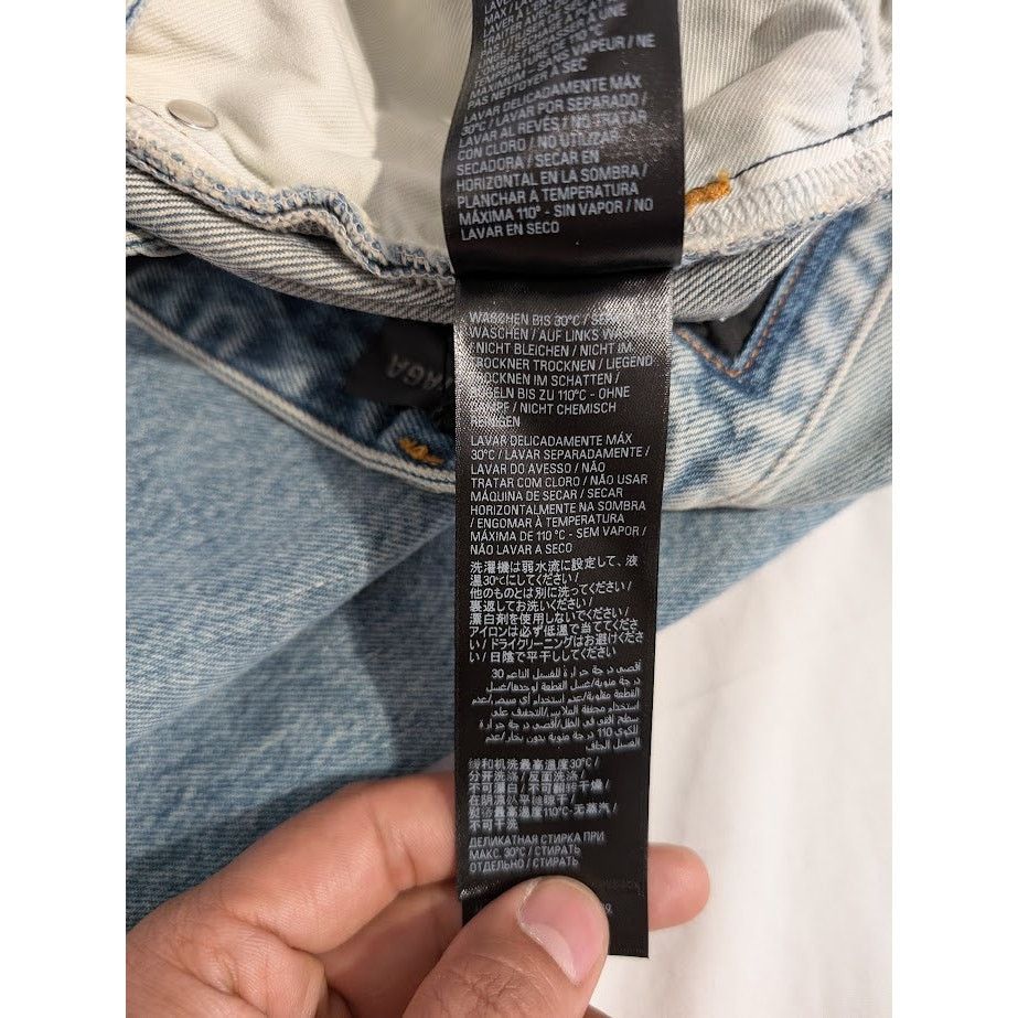 Balenciaga o1rshd1 Slim Shorts Organic Japanese Twill in Eco Blue Size US 32 / EU 48 - 15 Thumbnail