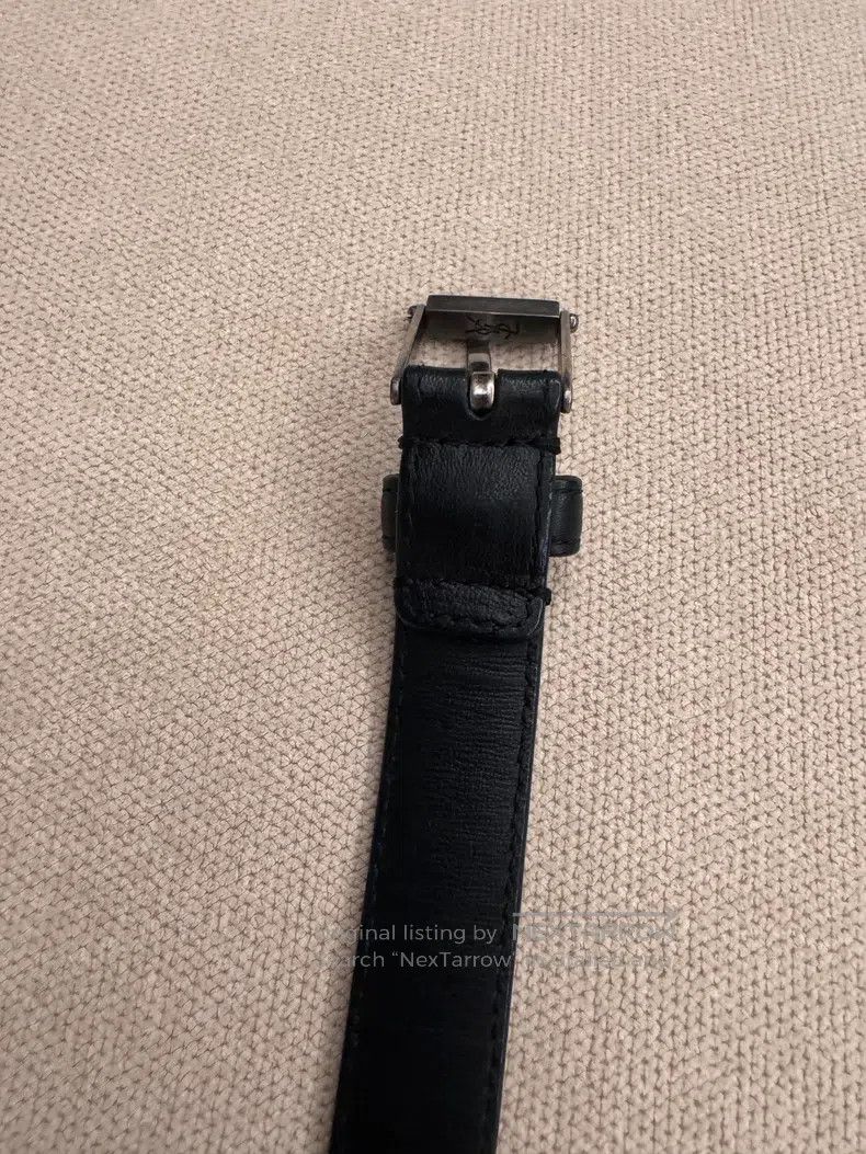 Saint Laurent Paris Saint Laurent Paris size 85 Black silver belt Size ONE SIZE - 4 Thumbnail