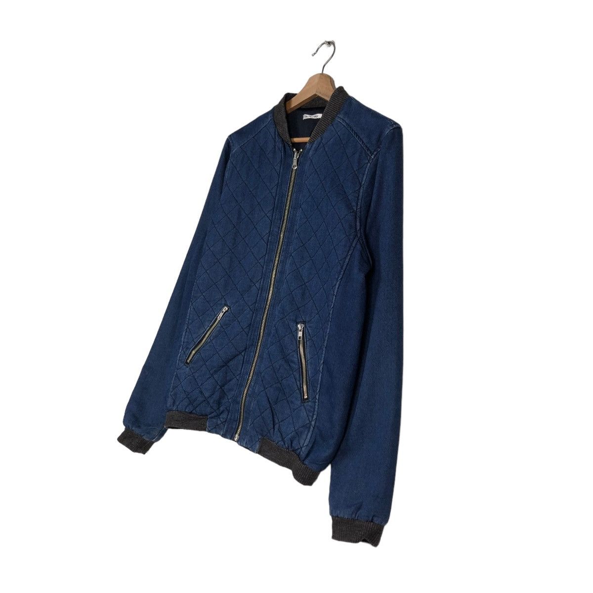 Japanese Brand 🔥VINTAGE DENIM BOMBER JACKET THE DAYZ TOKYO ISSEY MIYAKE Size US M / EU 48-50 / 2 - 2 Thumbnail