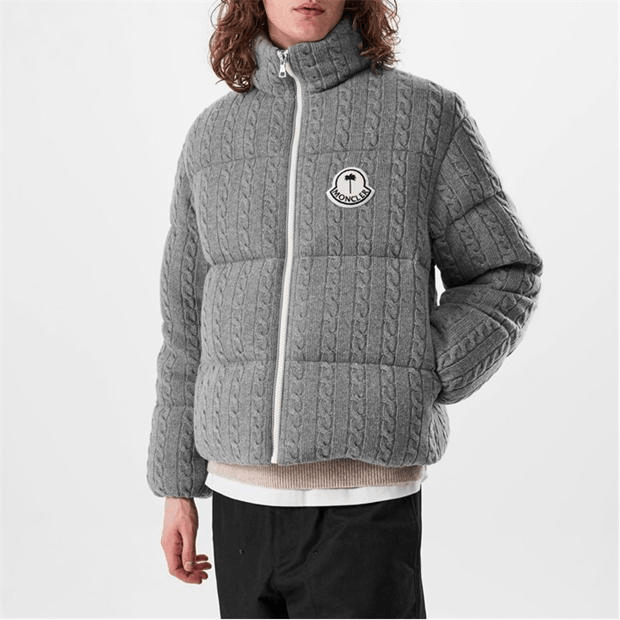 Moncler Austru Wool Short Down Jacket Size US XL / EU 56 / 4 - 4 Thumbnail
