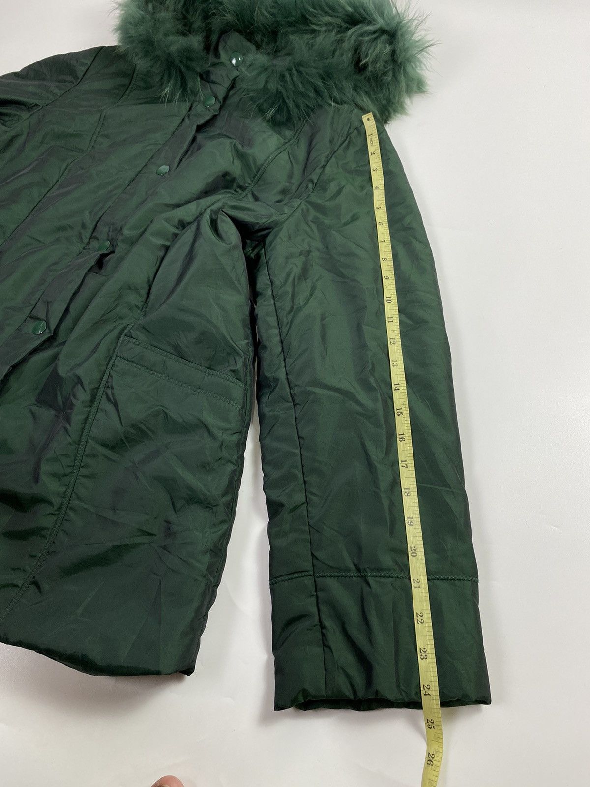 If Six Was Nine × Japanese Brand Down fur faux jacket emerald green ifsx style Size US L / EU 52-54 / 3 - 11 Thumbnail