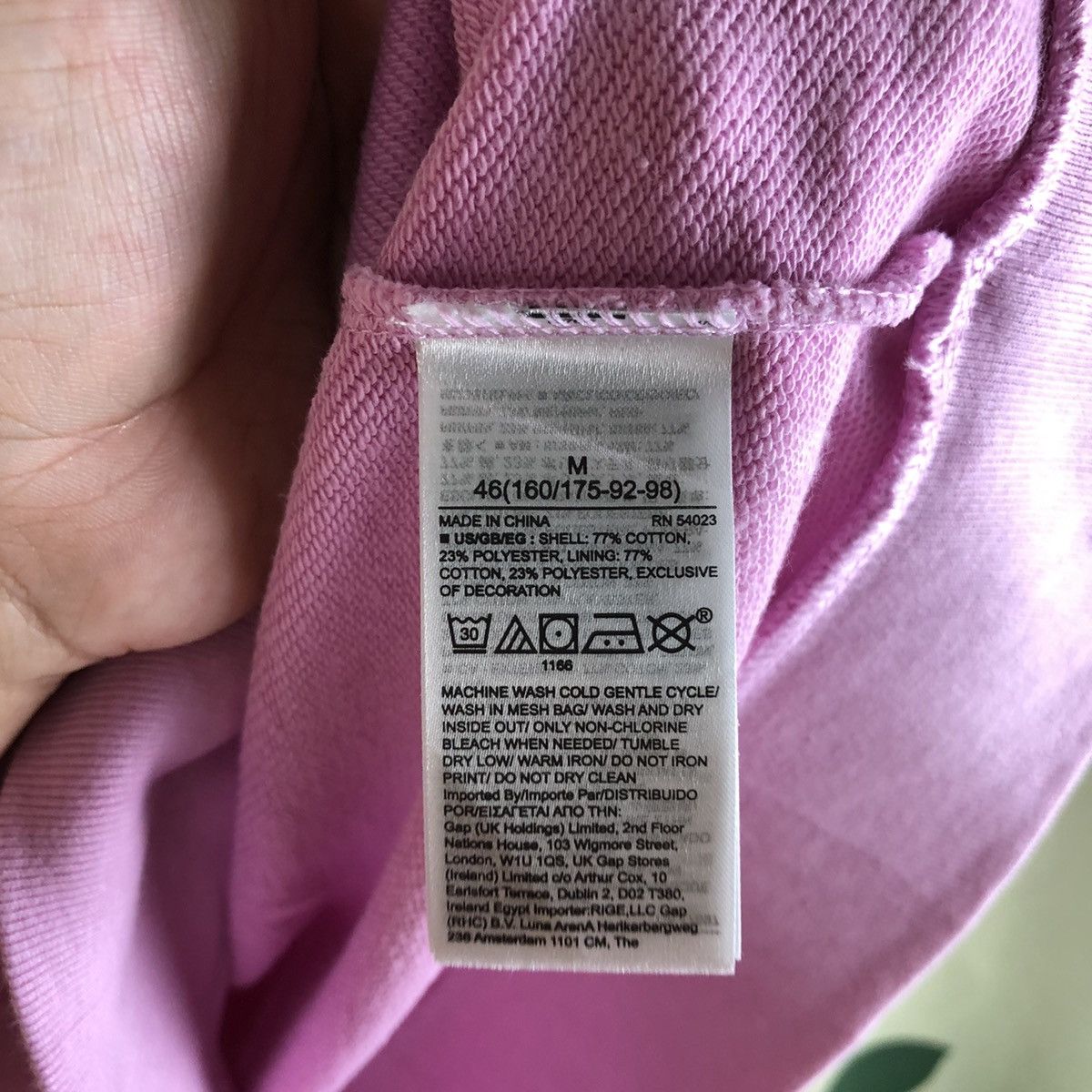 Gap Gap vintage Pink sweatshirt Hoodie #7459 Size US M / EU 48-50 / 2 - 10 Thumbnail