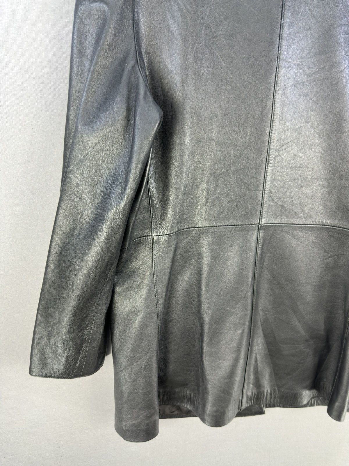 Japanese Brand Artpil Long Leather Jacket Size M / US 6-8 / IT 42-44 - 6 Thumbnail