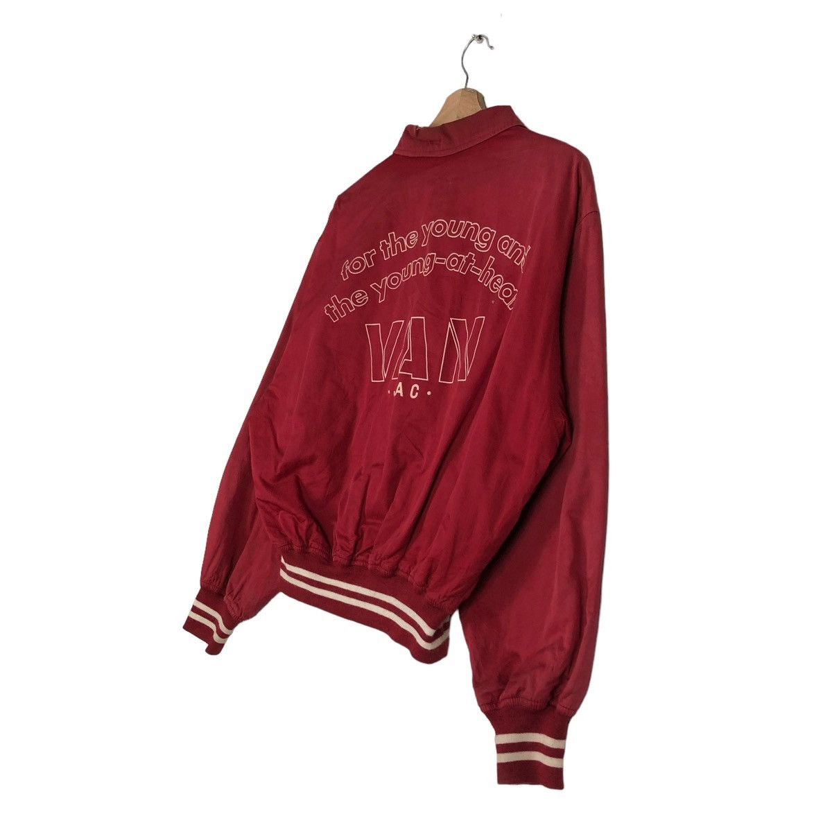 Japanese Brand 🔥VINTAGE BOMBER JACKET VAN JAC JAPAN ISSEY MIYAKE BIG LOGO Size US M / EU 48-50 / 2 - 3 Thumbnail