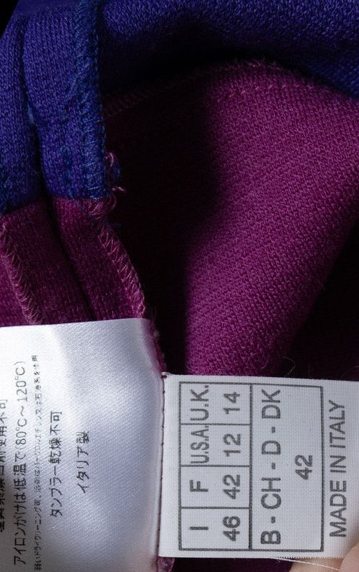 Emilio Pucci Emilio Pucci, color blocking dress in purple Size L / US 10 / IT 46 - 8 Thumbnail