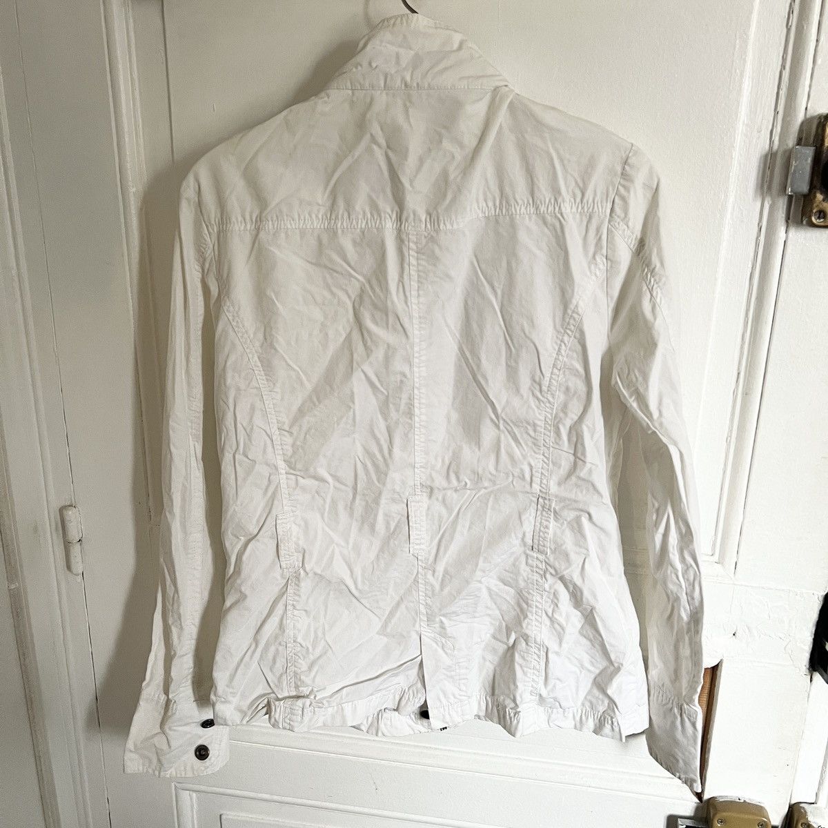 Japanese Brand × Vintage Y2k White Military jacket blazer like dolce diesel yohji Size XXS / US 00 / IT 34 - 5 Thumbnail