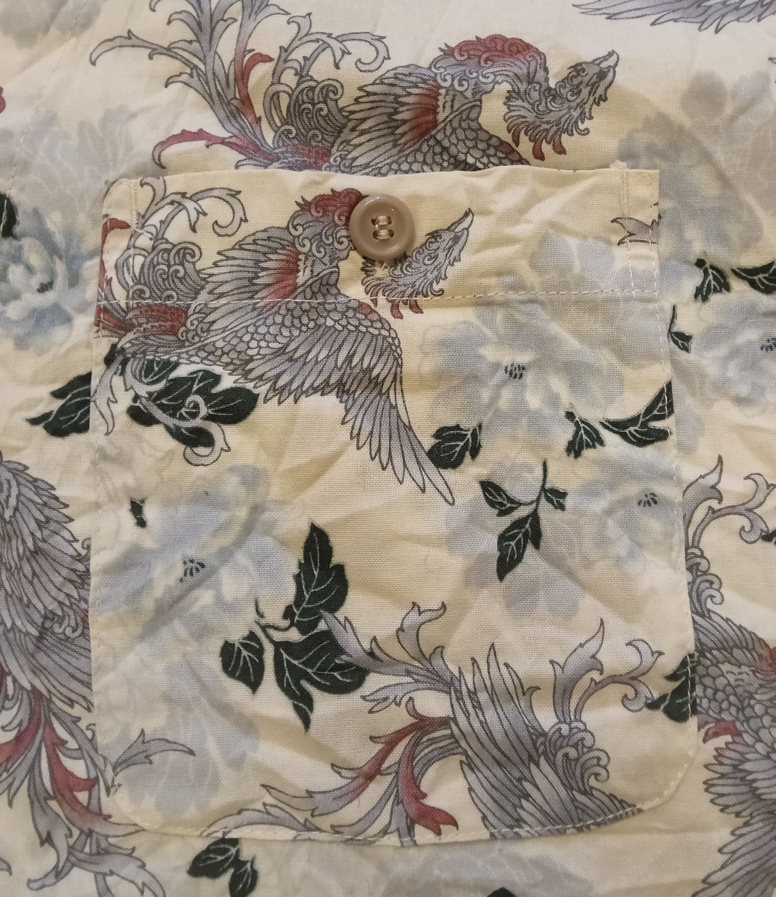 Vintage Toraichi Phoenix Motive Shirt