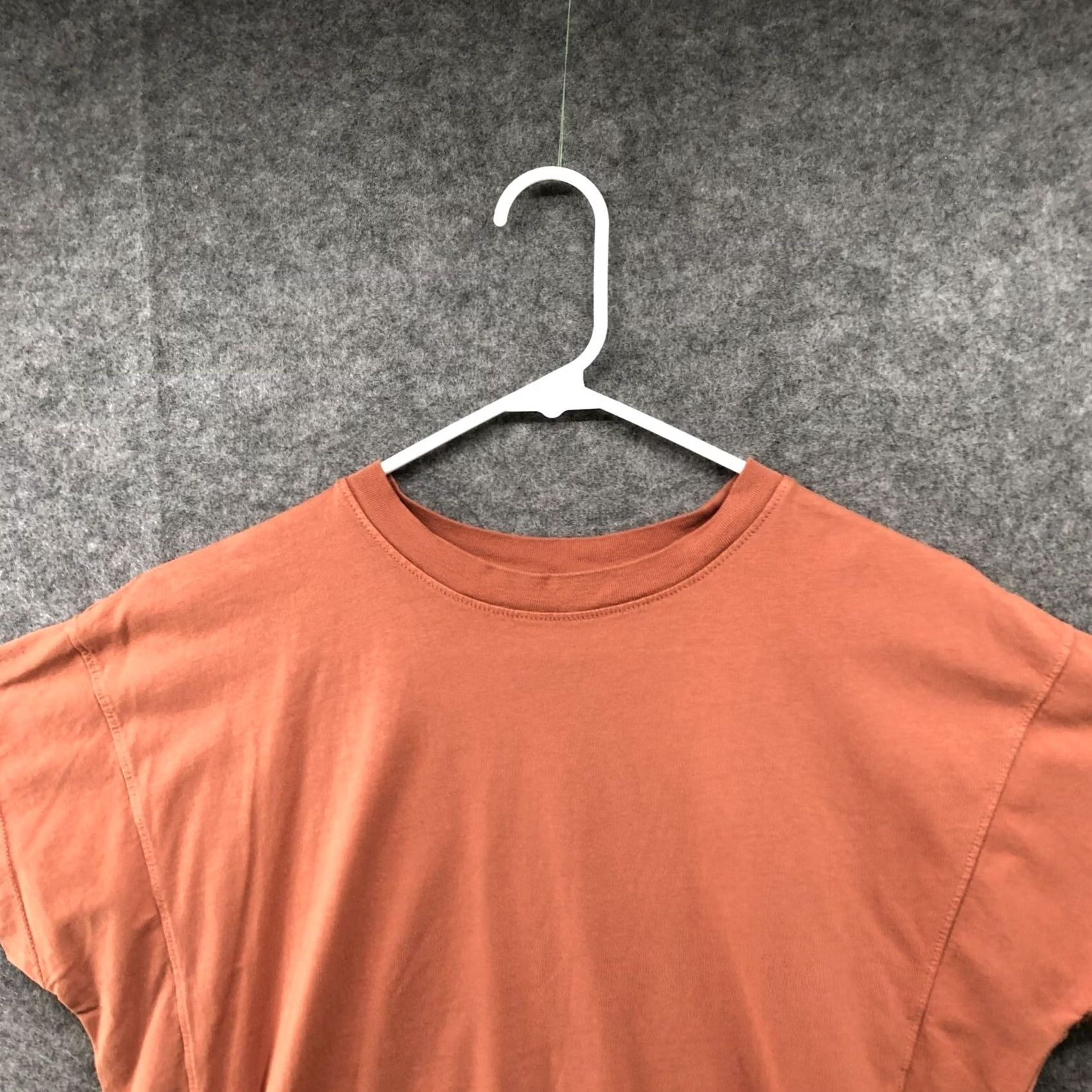 Madewell Madewell Seamed Tee Womens XXS Short Sleeve Peach Relaxed Crewneck T Shirt Size XXS / US 00 / IT 34 - 3 Thumbnail
