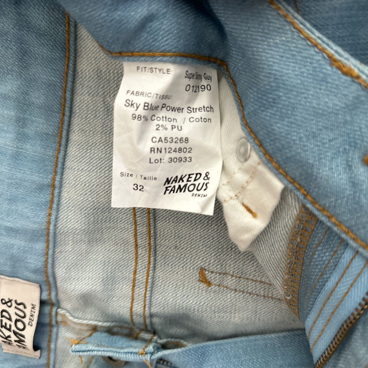 Naked & Famous Naked & Famous Japanese Denim Size US 32 / EU 48 - 3 Thumbnail