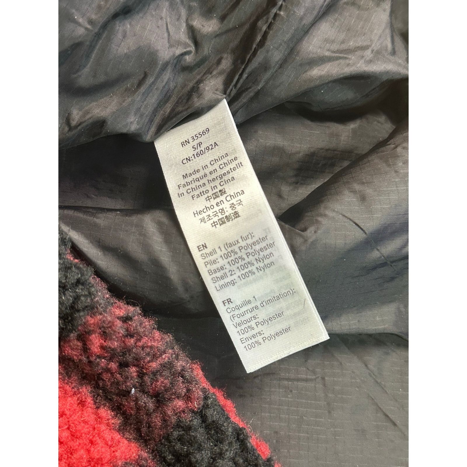 Alpha Industries Alpha Industries L-2B Sherpa Jacket Red Plaid - Size S-Mint Size US S / EU 44-46 / 1 - 8 Thumbnail