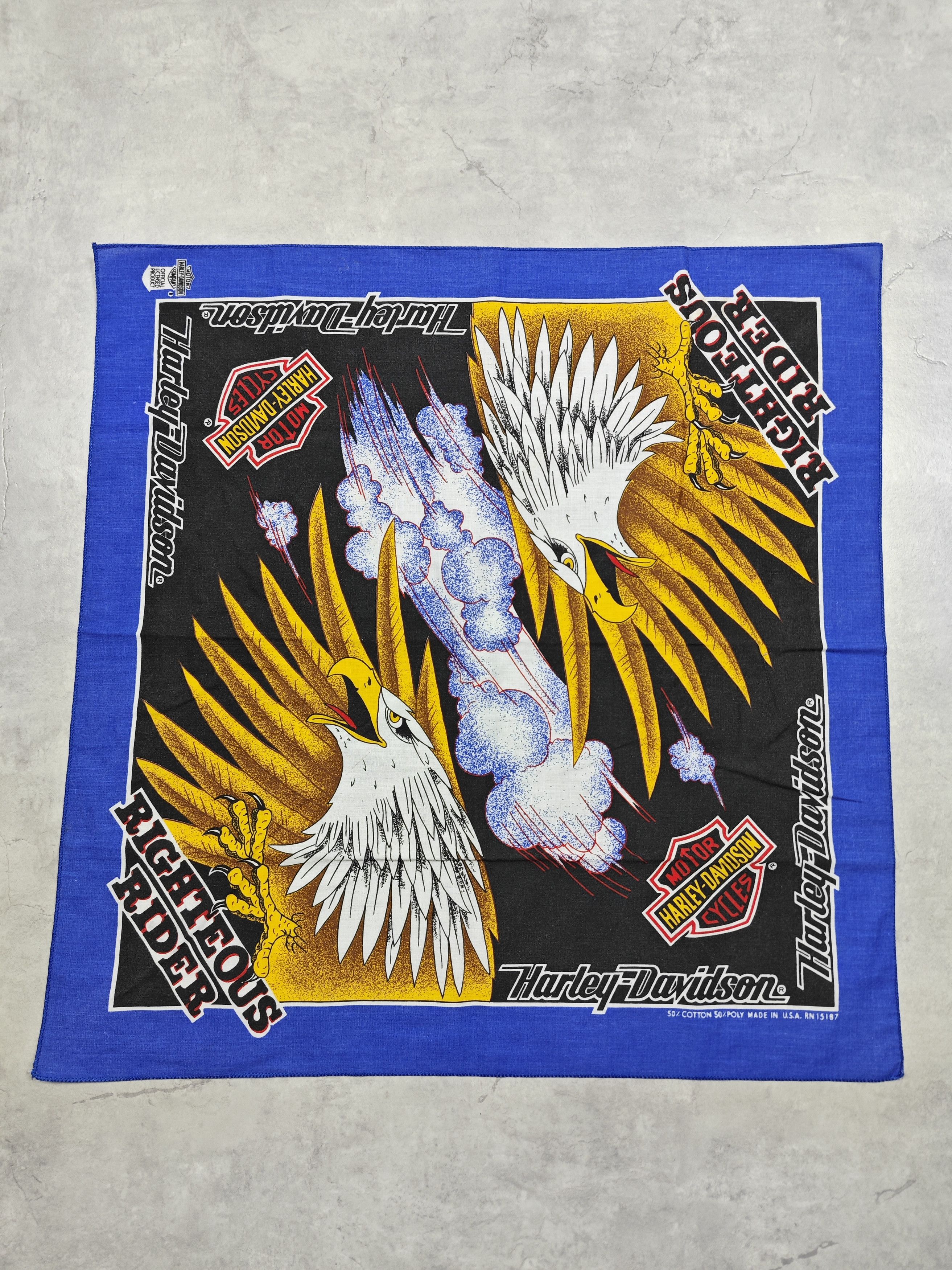 Harley Davidson Harley Davidson Vintage Bandana Size ONE SIZE - 1 Thumbnail