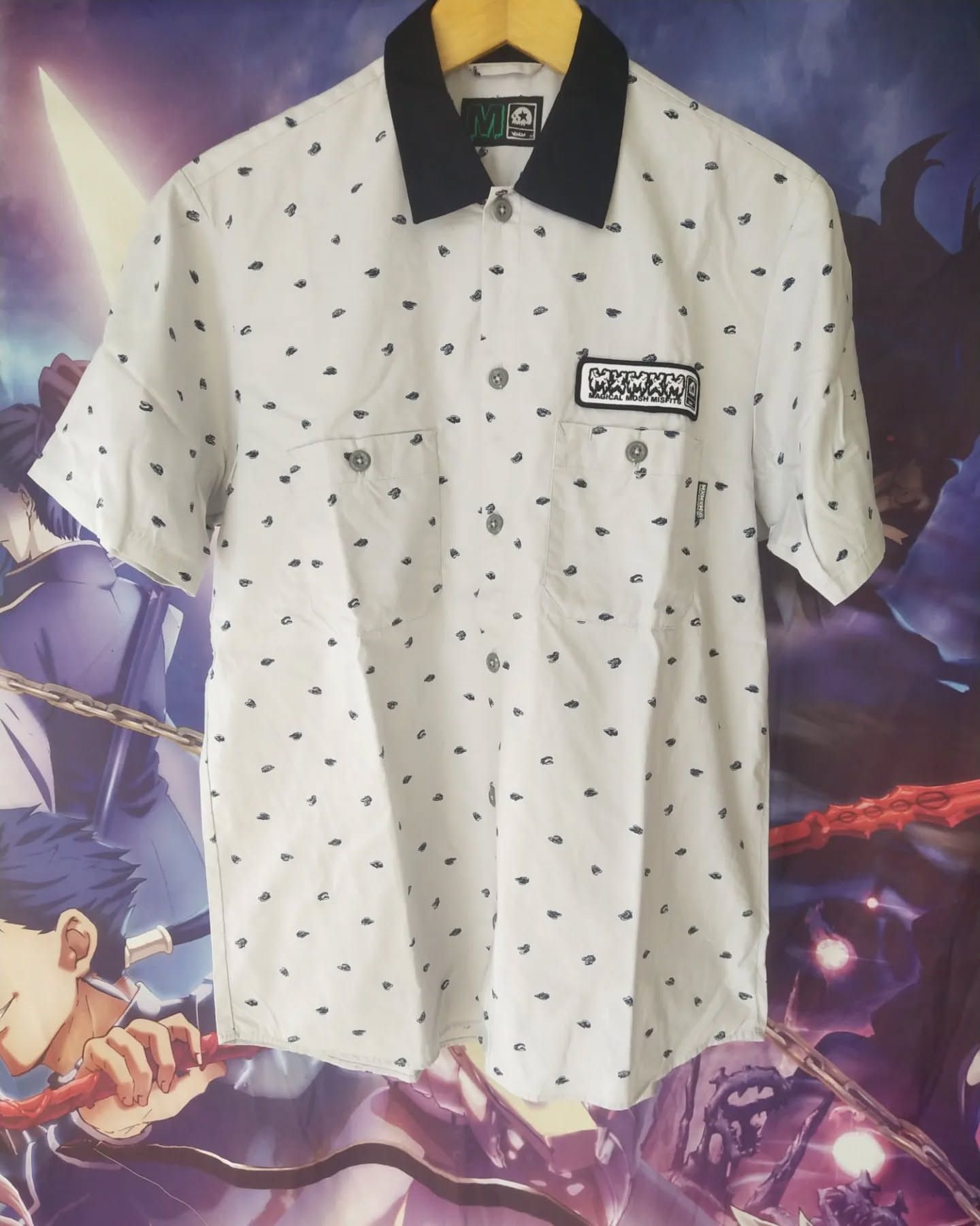 Hysteric Glamour Magical Mosh Misfits Polkadot Shoes Pattern Polo Shirt Size US M / EU 48-50 / 2 - 1 Thumbnail