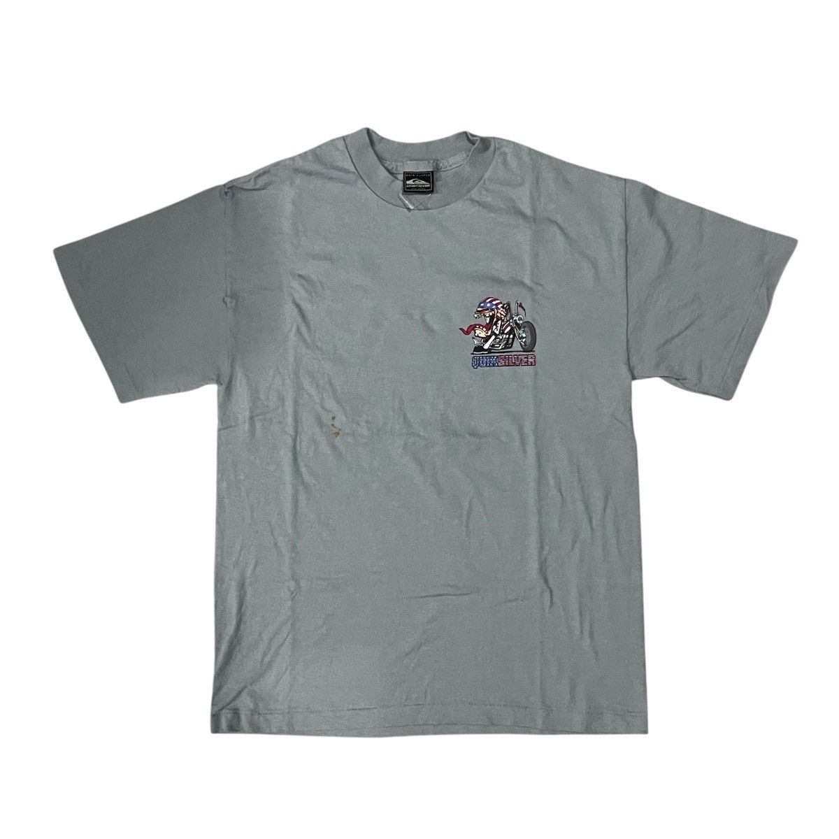Quiksilver × Vintage (Made in USA) Vintage Quiksilver Motorcycle T-shirt Size US S / EU 44-46 / 1 - 2 Thumbnail