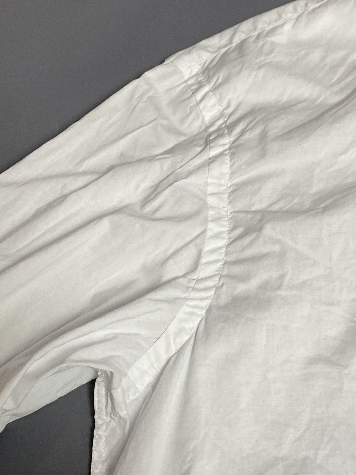 Aspesi Alberto Aspesi White Button Up Shirt Sz 41/16 Vintage Italy Size US L / EU 52-54 / 3 - 3 Thumbnail