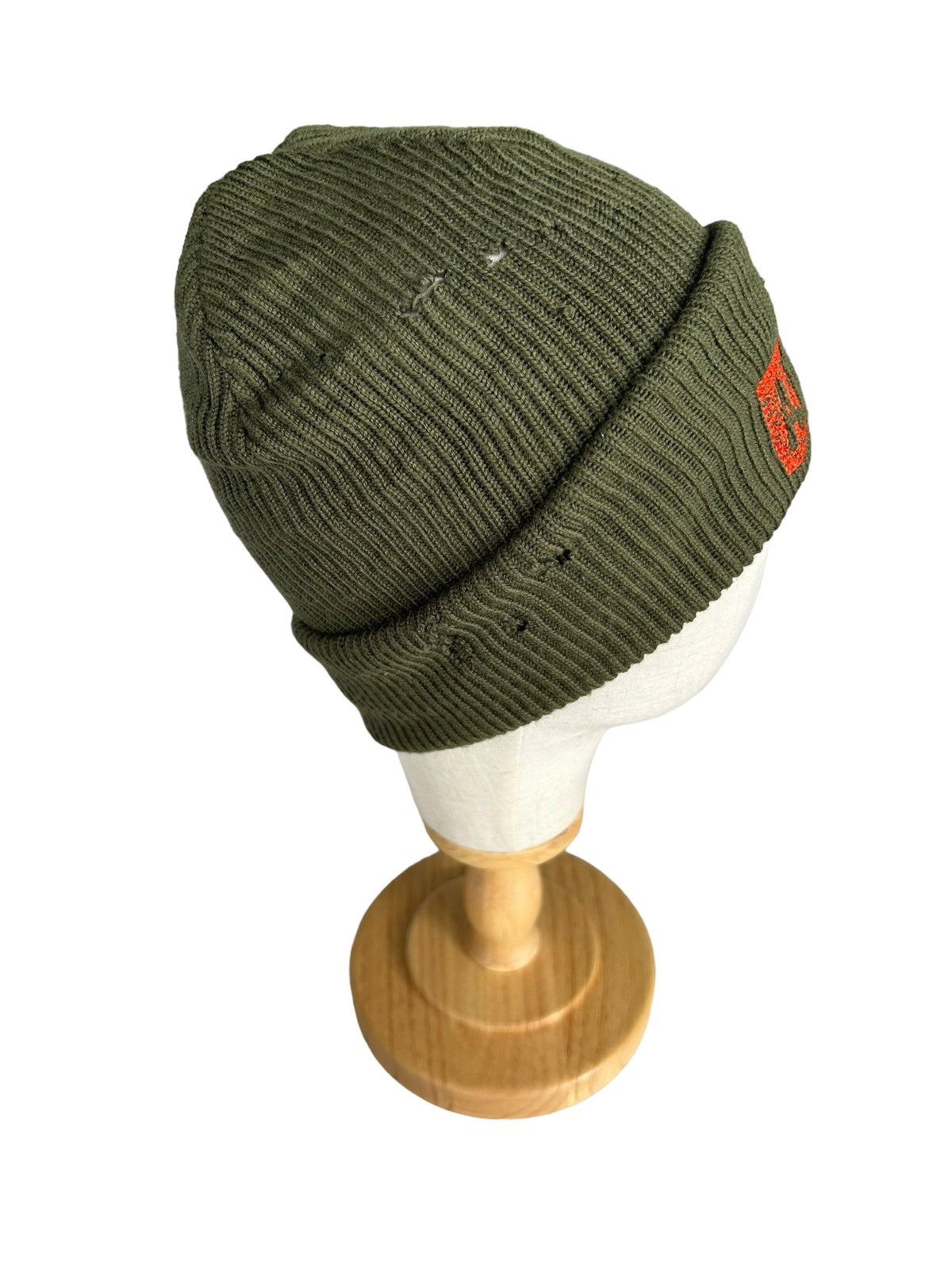 Armani × Designer ARMANI JEANS Distressed Beanie Hats Made in Italy Size ONE SIZE - 9 Thumbnail