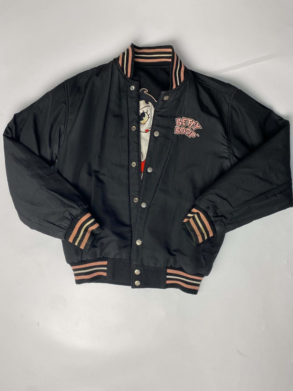 Vintage Vintage Betty Boop by Jeff Hamilton Bomber Jacket Size ONE SIZE - 3 Thumbnail