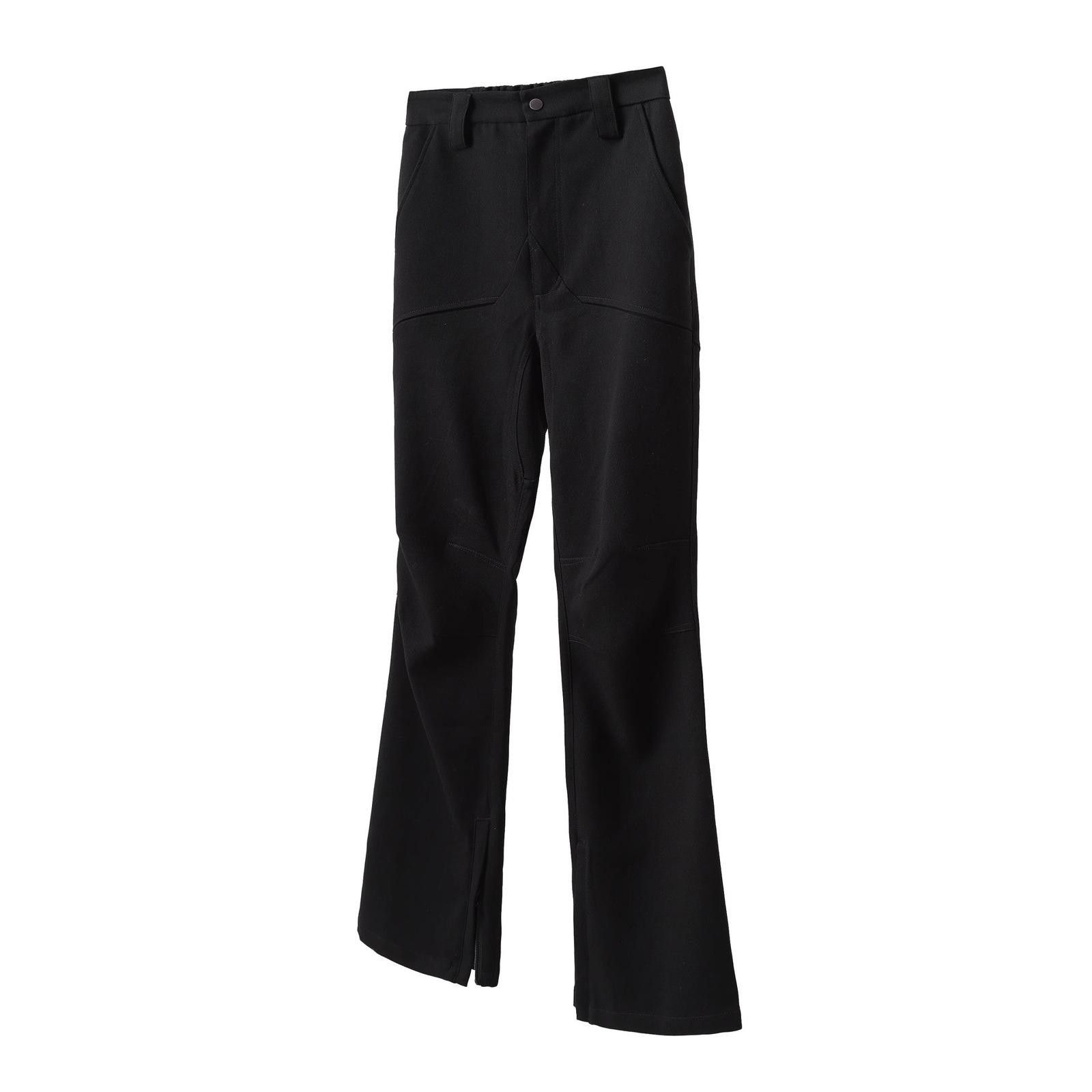 Japanese Brand Stacked Flared Ankle Zipper Flared Pants Size US 32 / EU 48 - 6 Thumbnail