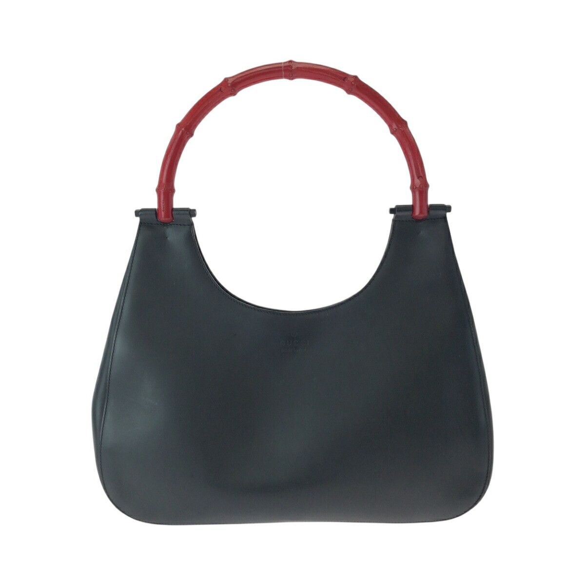Gucci Gucci Bamboo Leather Shoulder Bag Leather Shoulder Bag 001 3739 in Black, Women's