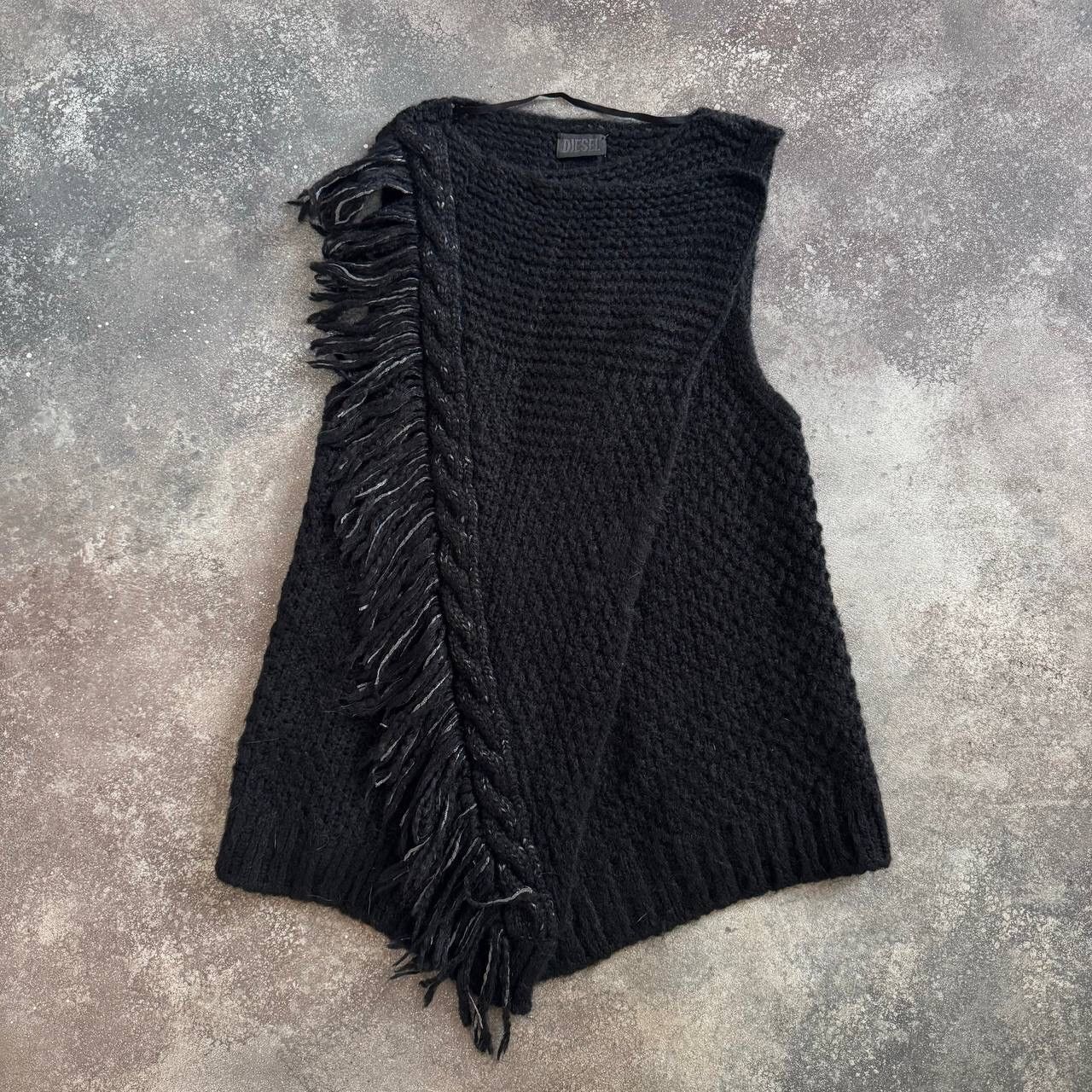 Diesel Diesel Vintage Fringe Mohair Knit Vest Size S / US 4 / IT 40 - 1 Thumbnail
