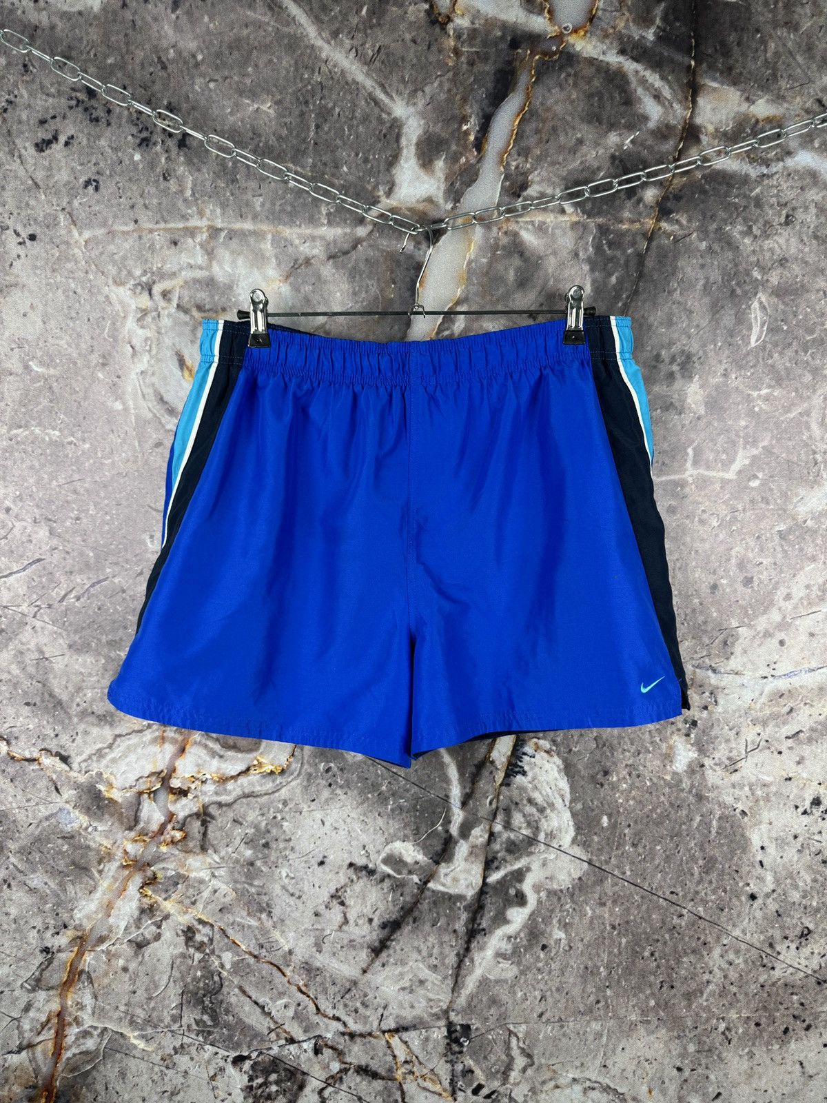 Nike Men’s Nike Vintage Two-Tone Running Shorts Blue Size XL Size US 38 / EU 54 - 1 Thumbnail