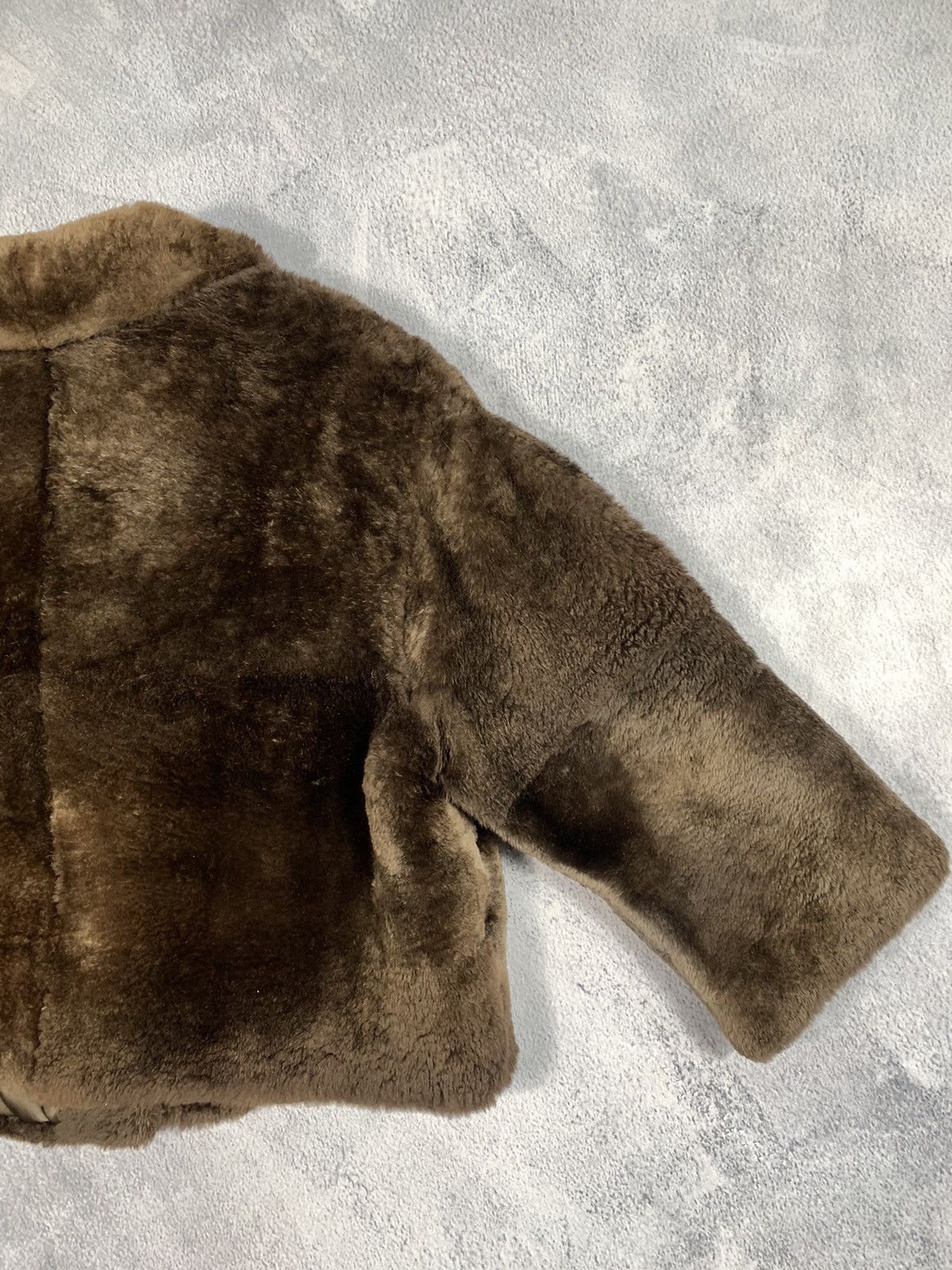 Vintage Vintage Y2K real Fur cropped coat jacket AvantGarde 00s Size M / US 6-8 / IT 42-44 - 13 Thumbnail