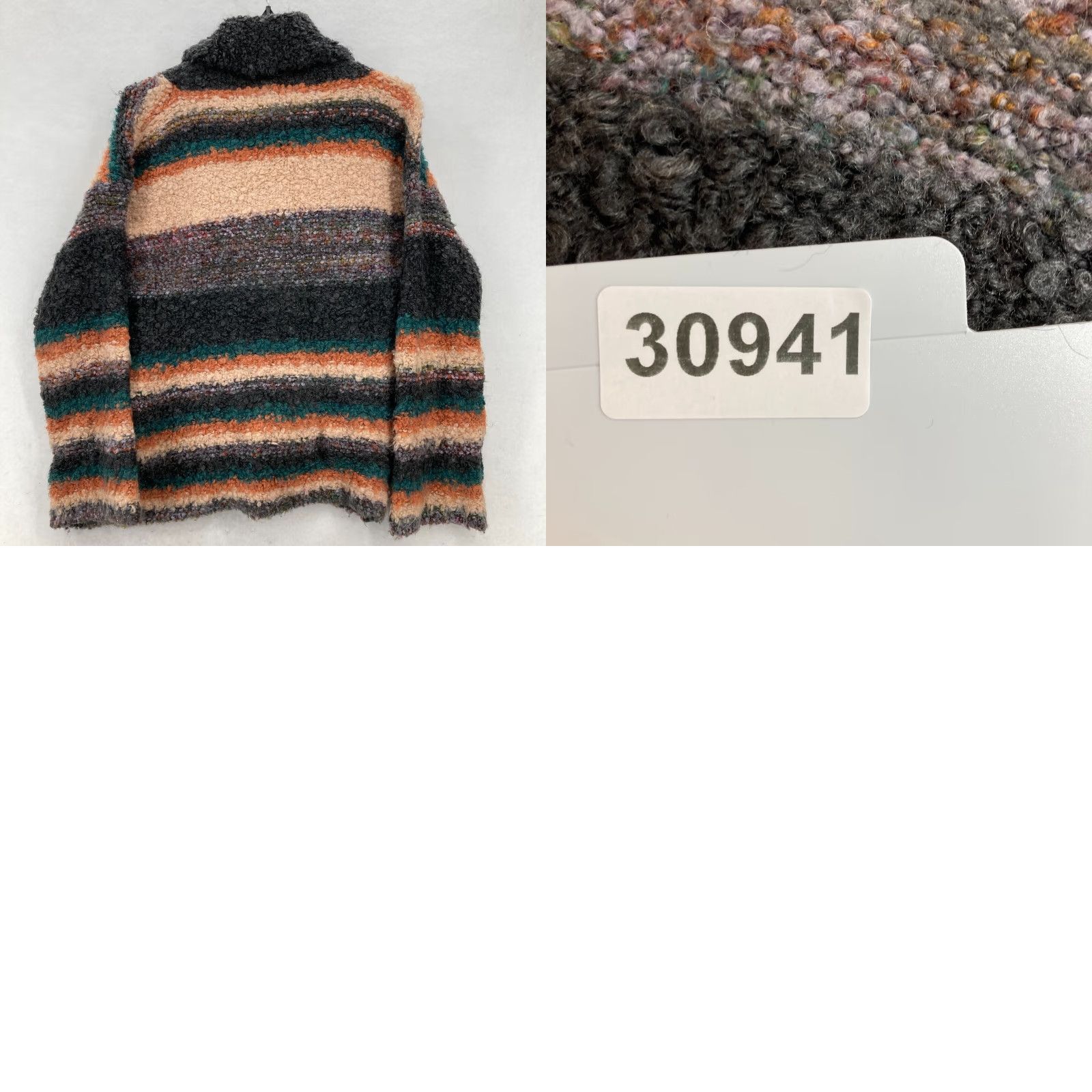 Anthropologie Anthropologie Moth Striped Boucle Turtleneck Sweater Medium Wool Mohair Italy Womens Pullover Color Multicolor Size M Size M / US 6-8 / IT 42-44 - 9 Thumbnail