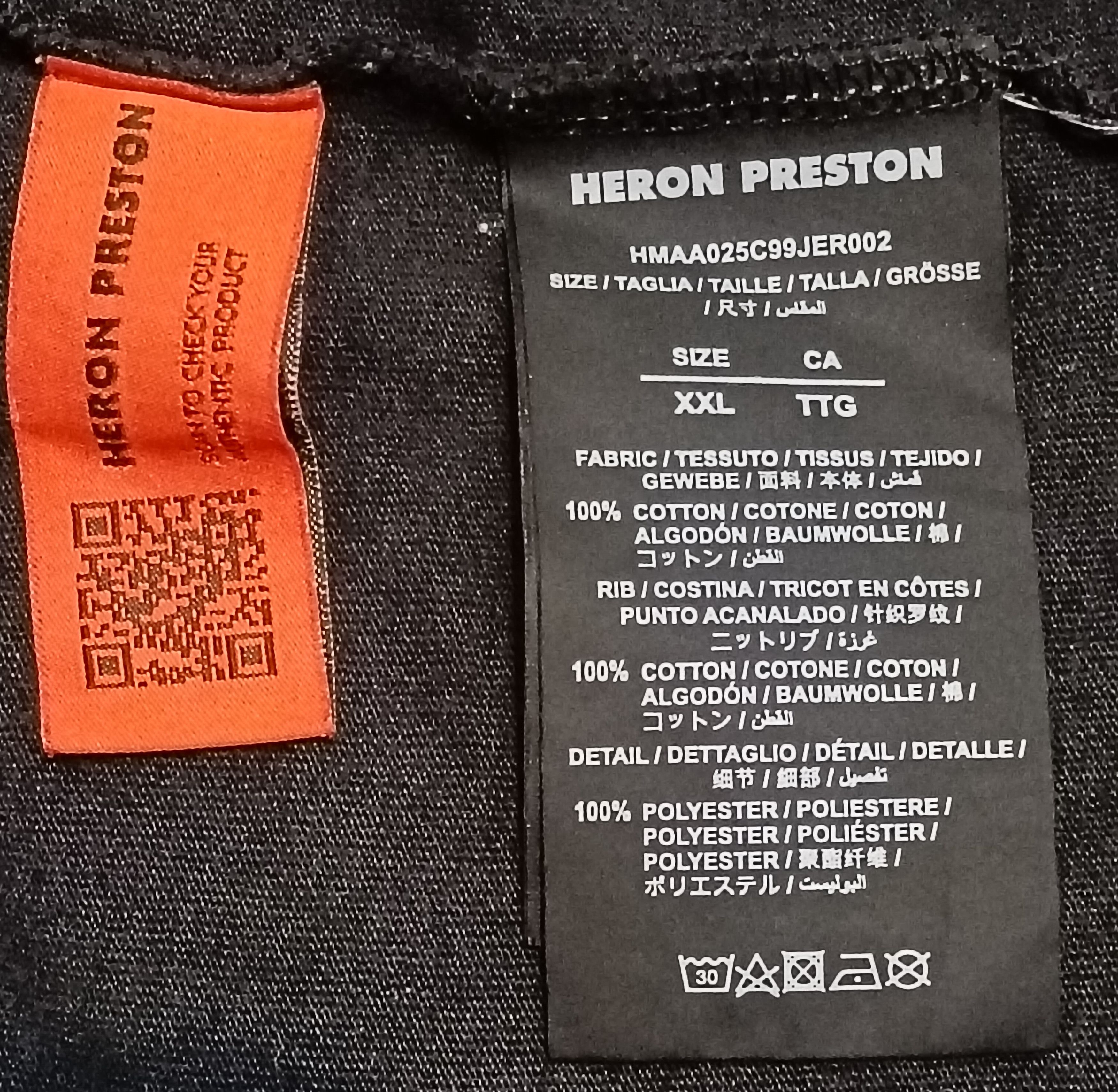 Heron Preston HERON PRESTON LOGO T-SHIRT Size US XXL / EU 58 / 5 - 5 Thumbnail