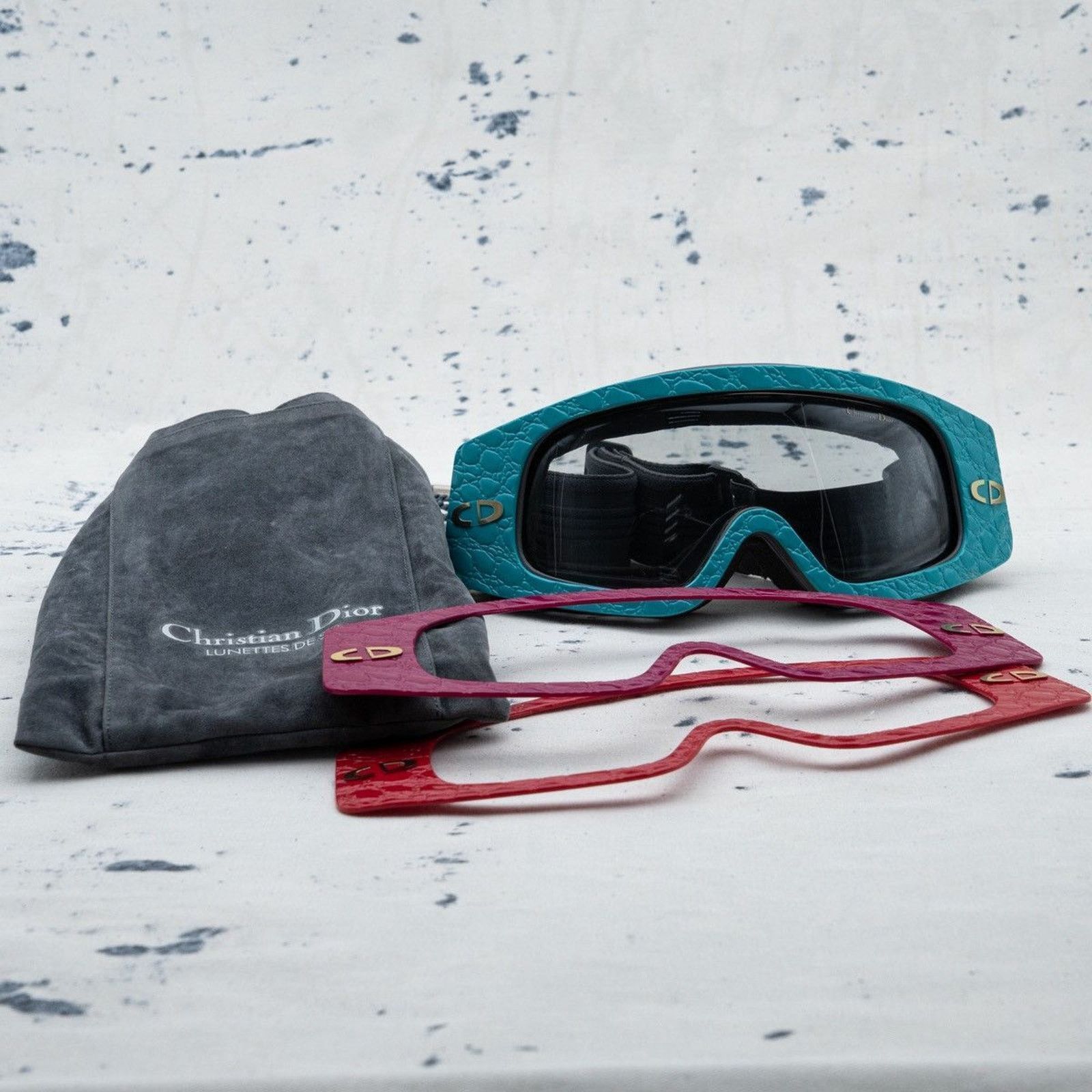 Dior Vintage 80s dior multicolour mask cd logo ski goggle glasses Size ONE SIZE - 14 Thumbnail