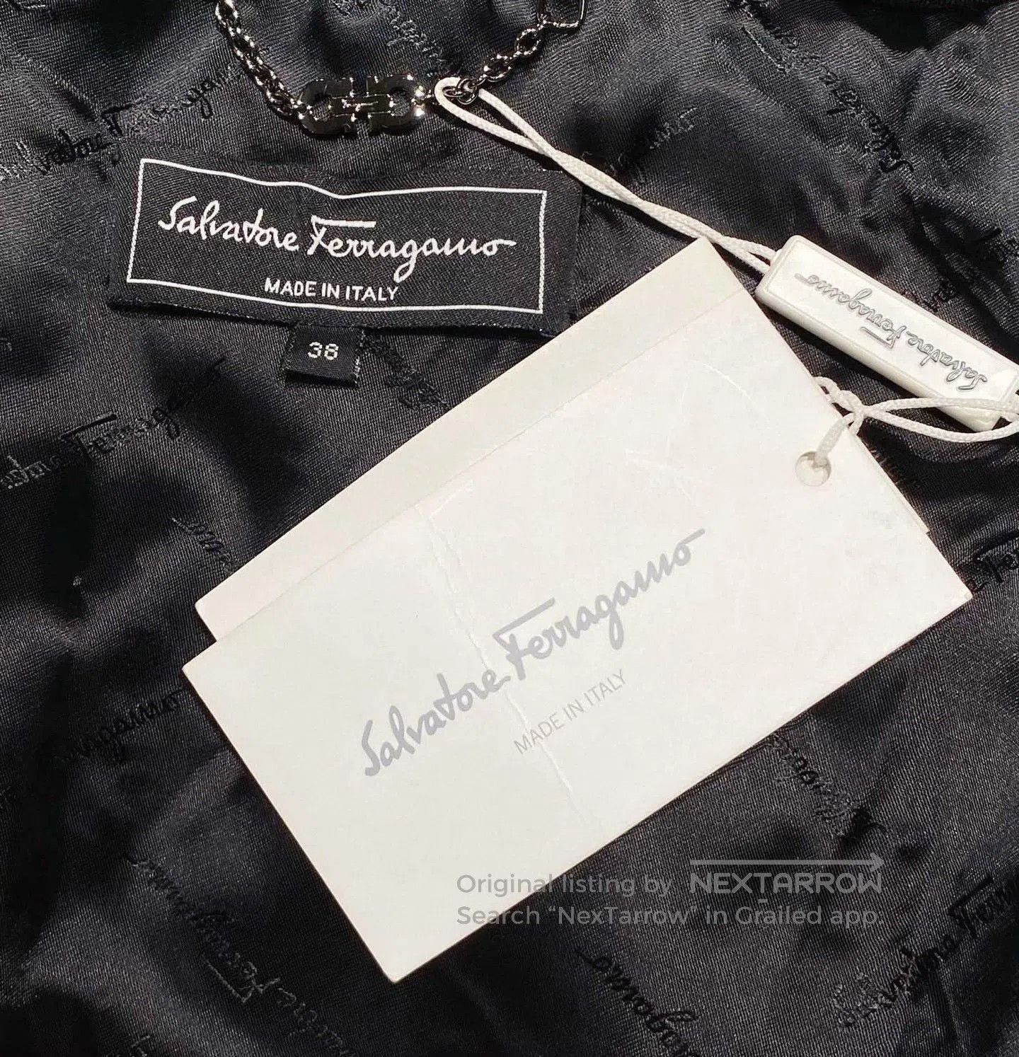 Salvatore Ferragamo Ferragamo Leather Trim Sleeveless Vest. Size S / US 4 / IT 40 - 6 Thumbnail