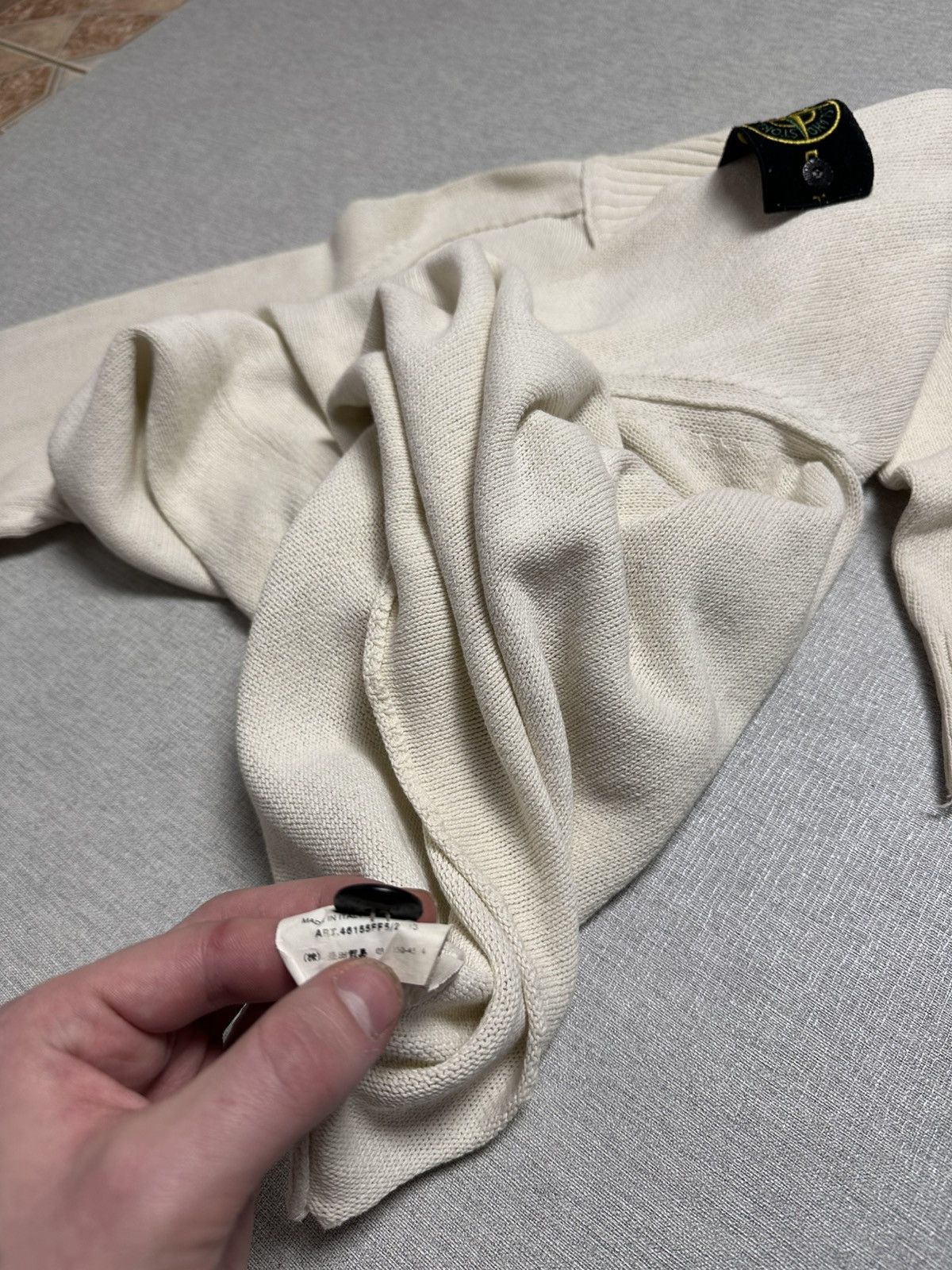 Vintage Stone Island Vintage 1/4 zip Knit Sweater Size US M / EU 48-50 / 2 - 11 Thumbnail