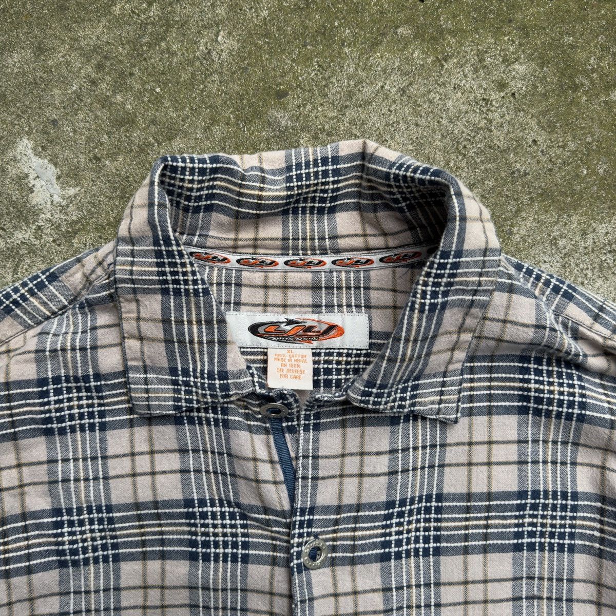 Vintage Y2K Oversized Plaid Grunge Button Up Shirt ERD Chrome ERL Size US XL / EU 56 / 4 - 5 Thumbnail
