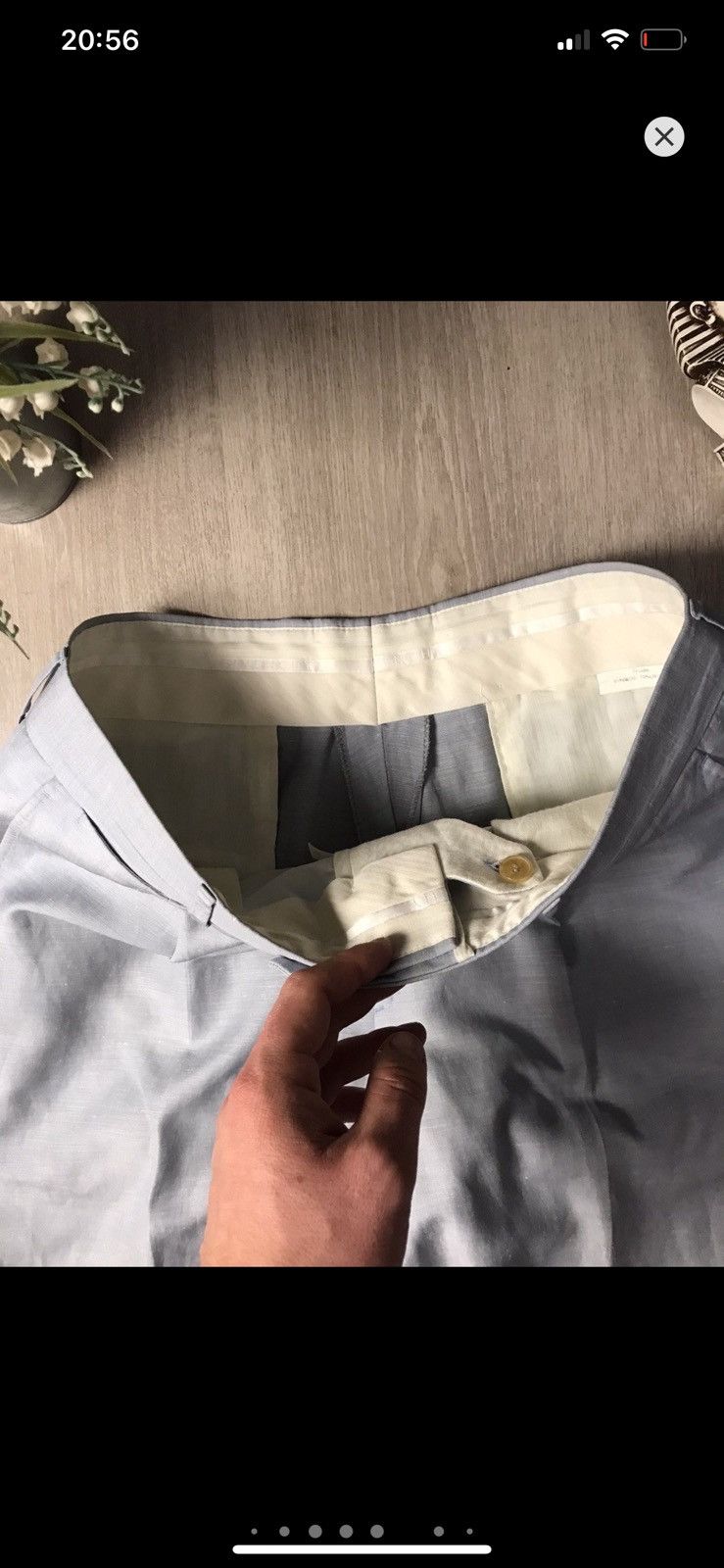 Givenchy Givenchy Gentleman Lana Lino luxury suit Size 50R - 21 Thumbnail