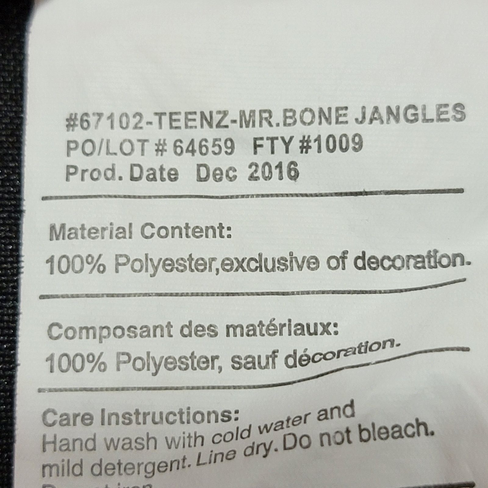 Other Mr. Bone Jangles Costume by Forum Novelties Inc. - Size OS Size ONE SIZE - 8 Thumbnail