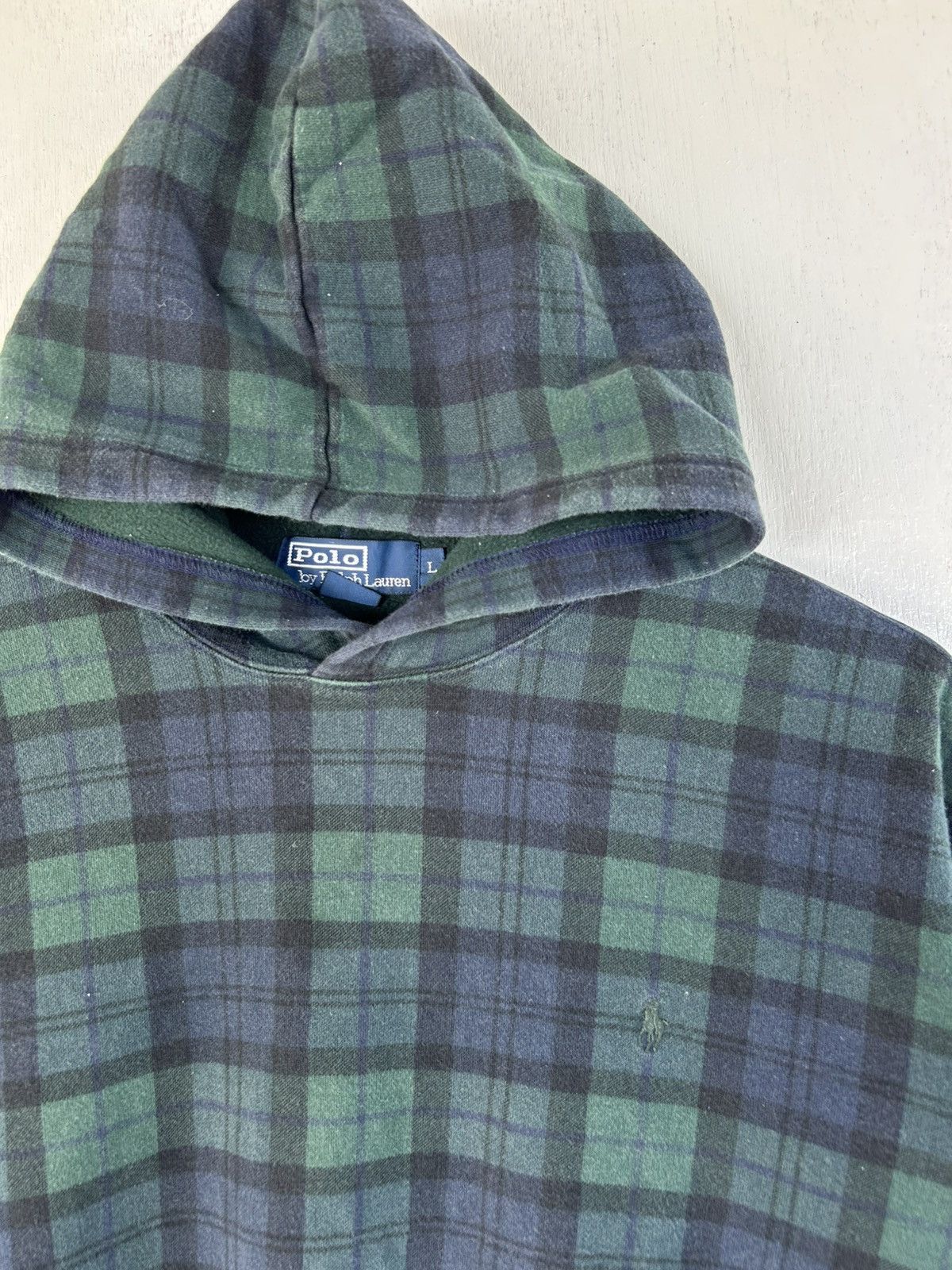 Polo Ralph Lauren Vintage polo ralph lauren plaid hoodie Size US L / EU 52-54 / 3 - 2 Thumbnail