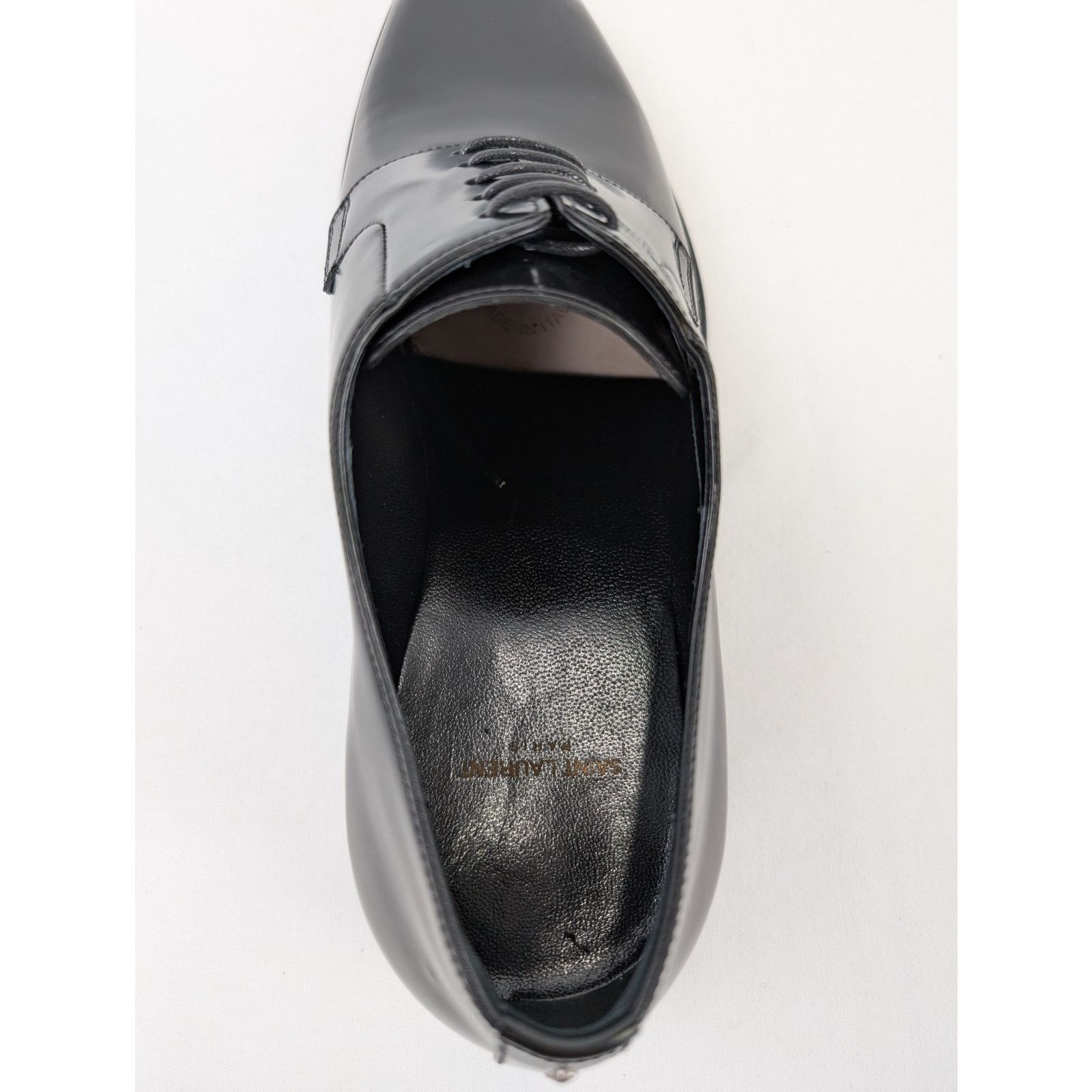 Saint Laurent Paris o1rshd1 Studded Derby Shoe Boots in Black Size US 9 / EU 42 - 17 Thumbnail