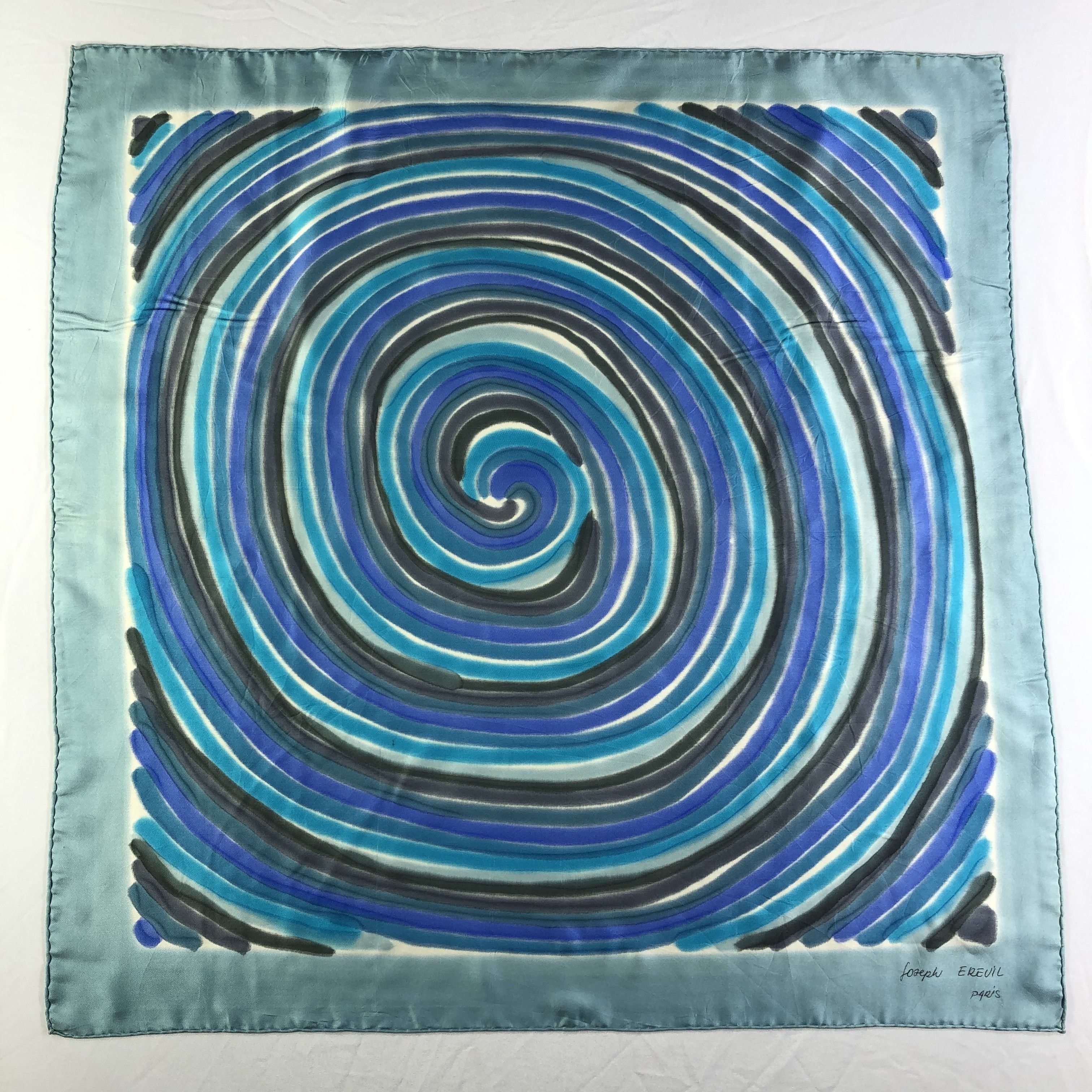 Vintage Vintage Foseph Erevil Silk Scarf Size ONE SIZE - 2 Thumbnail