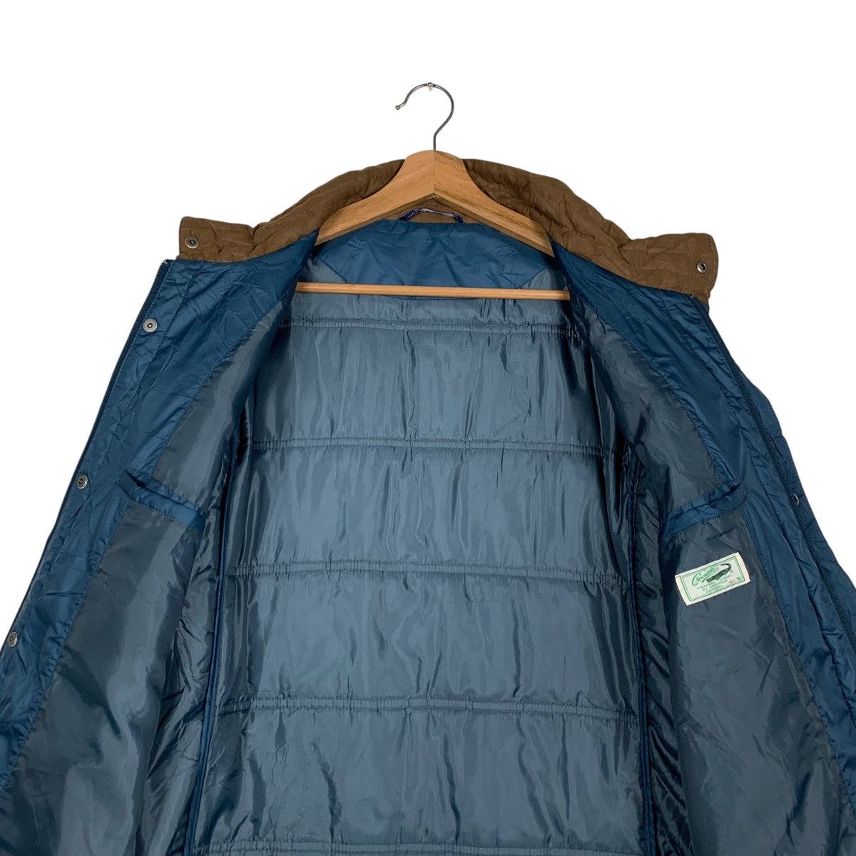 Japanese Brand CROCODILE Blue Puffer Jacket Down Jacket #1527-C68 Size US L / EU 52-54 / 3 - 12 Thumbnail