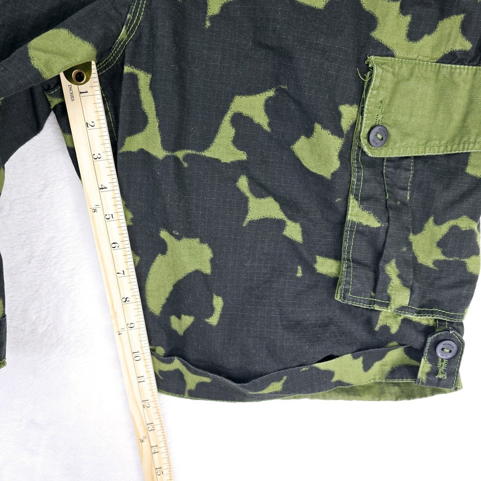 Rocawear Rocawear Denim Shorts Size 38 Baggy Cargo Skater Hip Hop Size US 38 / EU 54 - 8 Thumbnail