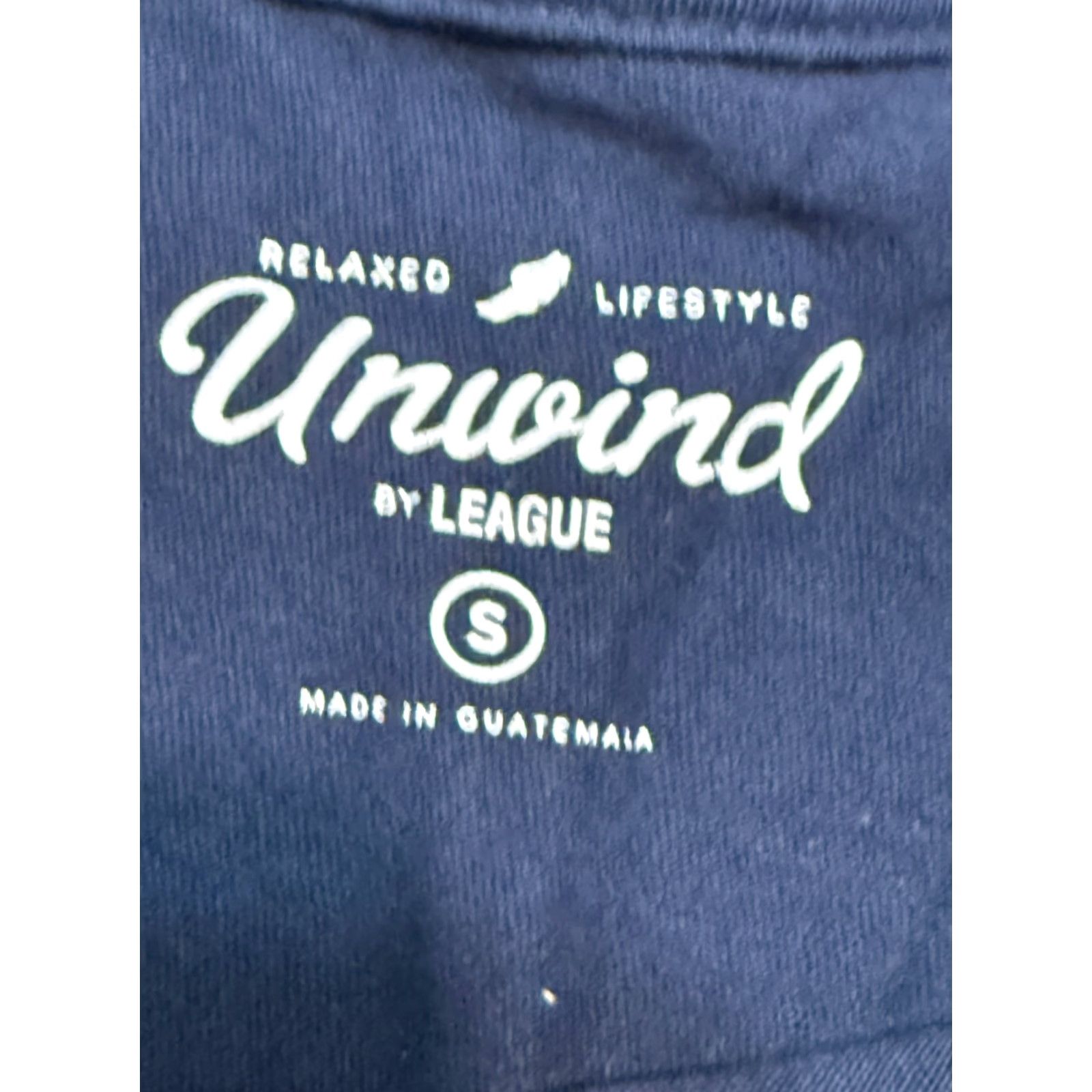 Vintage VINTAGE Unwind League Shirt Mens Small Blue Orange Yellow Fall Vibes Spooner, WI Unwind Size US S / EU 44-46 / 1 - 6 Thumbnail