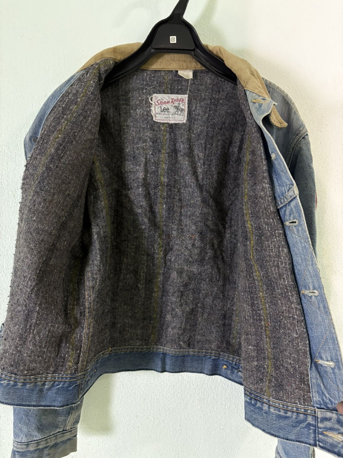 Lee × Vintage LEE STORM RIDER BLANKET LINED DENIM JACKET 1970S MADE IN USA Size US S / EU 44-46 / 1 - 4 Thumbnail