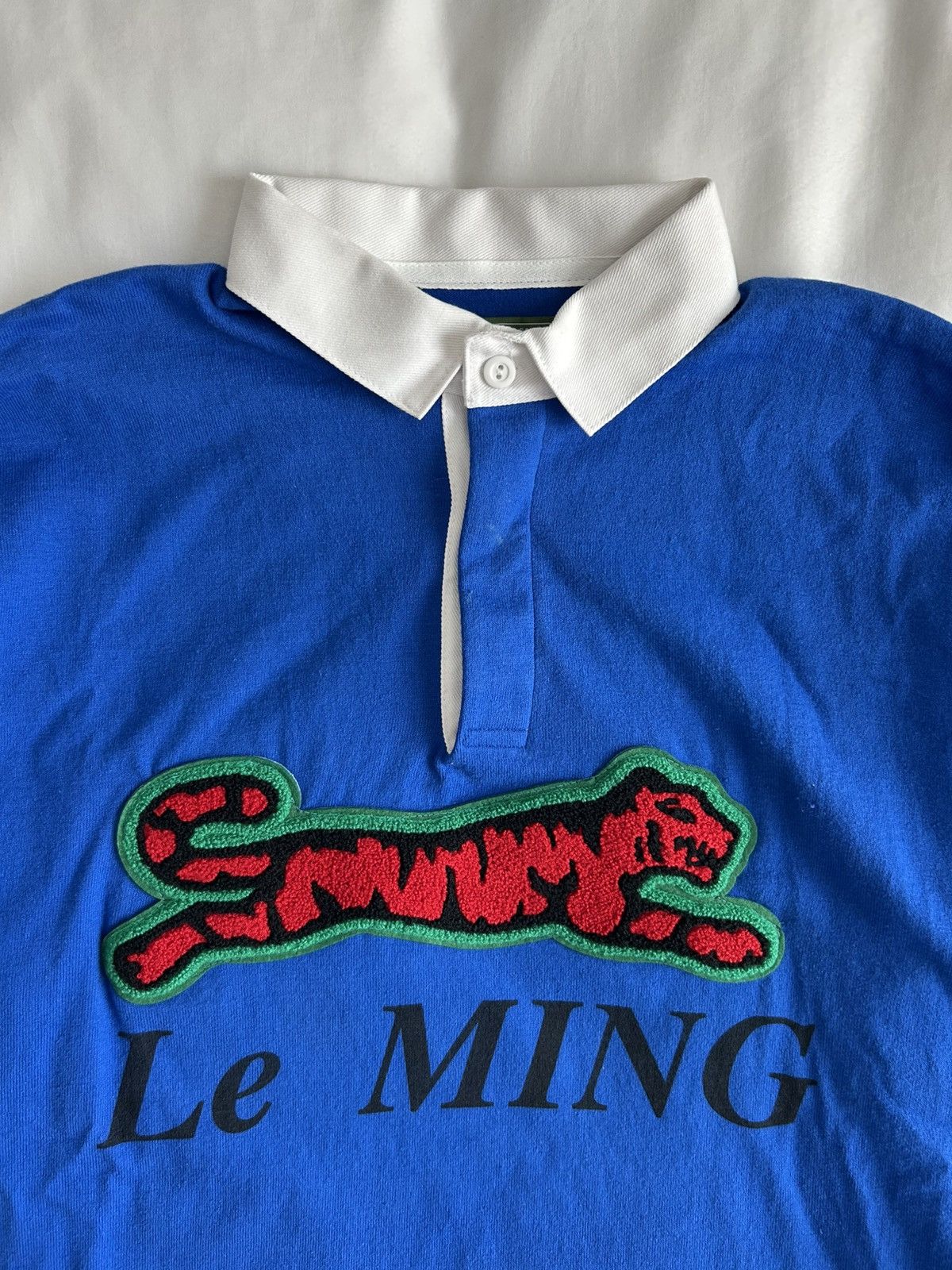 DENIM TEARS Denim Tears Rugby Long Sleeve Tiger of Harlem Polo Size US L / EU 52-54 / 3 - 2 Thumbnail