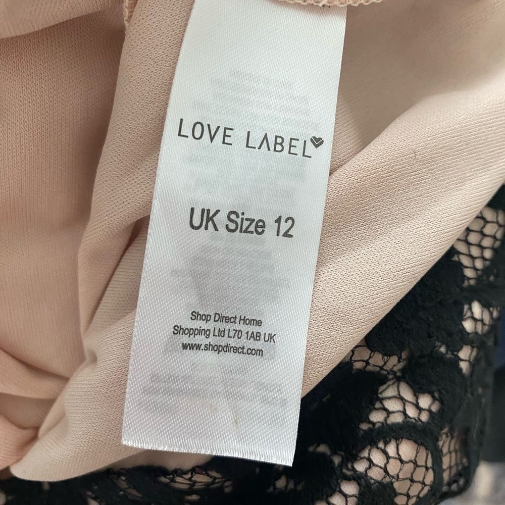Other Love Label Black Lace Romper UK Size 12 Size 30" / US 8 / IT 44 - 4 Thumbnail