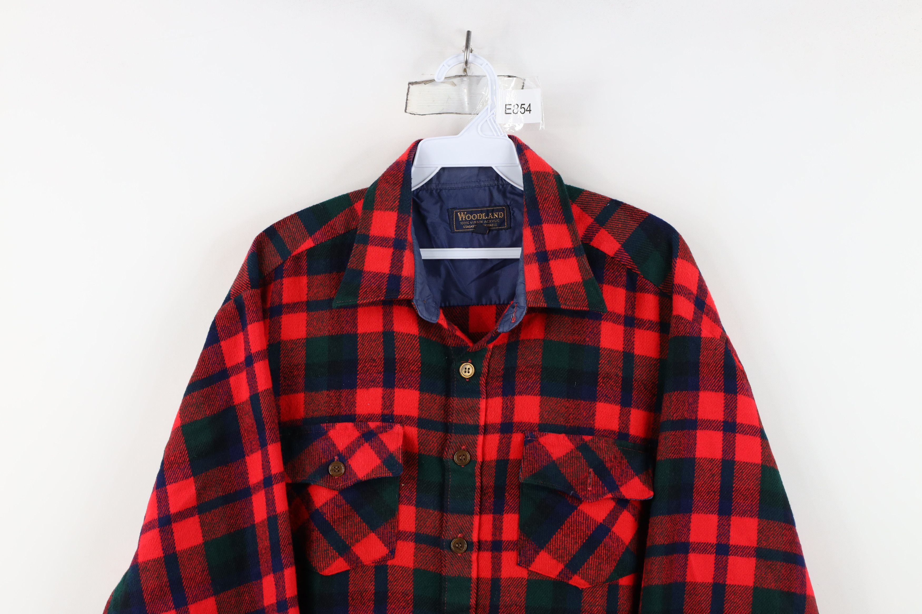 Vintage Vintage 70s Streetwear Collared Board Button Shirt Plaid Size US XL / EU 56 / 4 - 2 Thumbnail