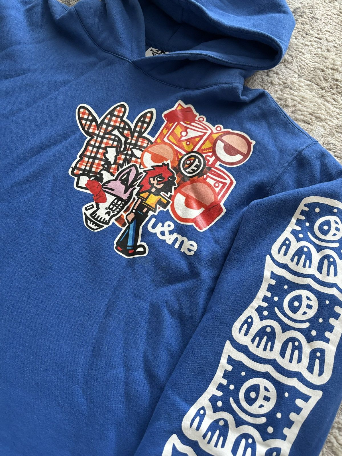 Kodone Kodone Blue All Star Hoodie ( u & me) Size US L / EU 52-54 / 3 - 2 Thumbnail
