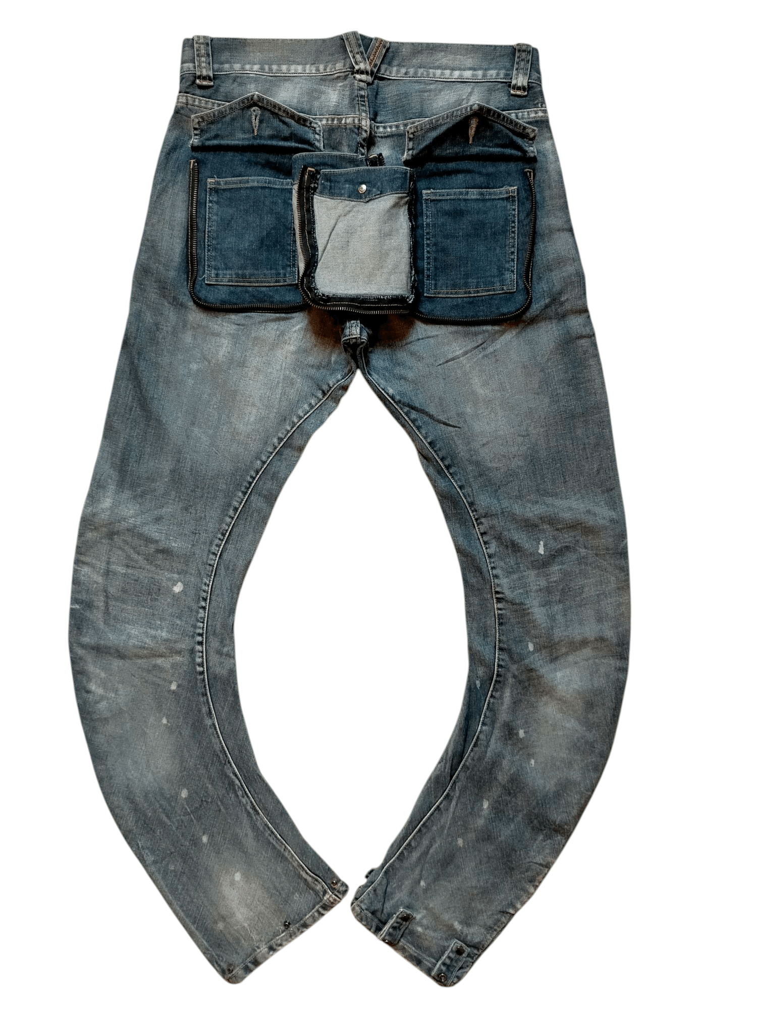 PPFM PPFM Japan Curve Paint Denim Size US 33 - 2 Thumbnail
